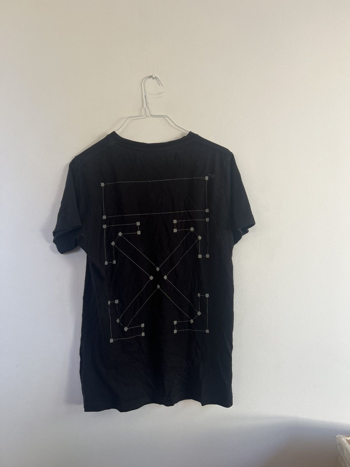 Off-White Off white Backbone Arrow Logo TEE Size US S / EU 44-46 / 1 - 1 Thumbnail
