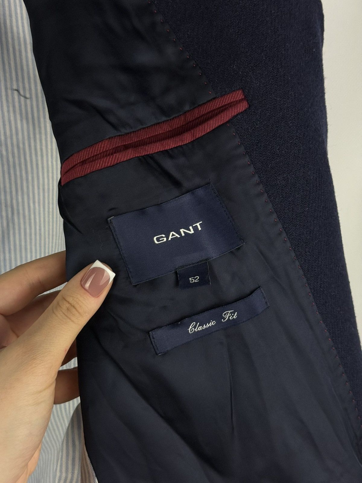Gant Gant Men’s Wool Tweed Blazer Jacket Sportcoat Size 42R - 23 Thumbnail