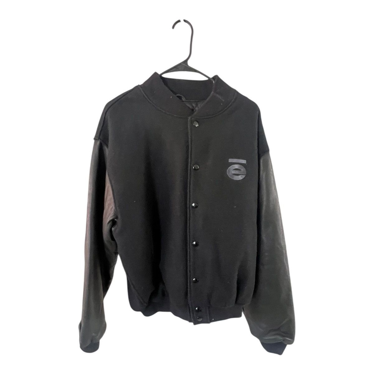 Golden Bear Golden Bear Wool & Leather Varsity Bomber Jacket Black mint Size US L / EU 52-54 / 3 - 6 Thumbnail