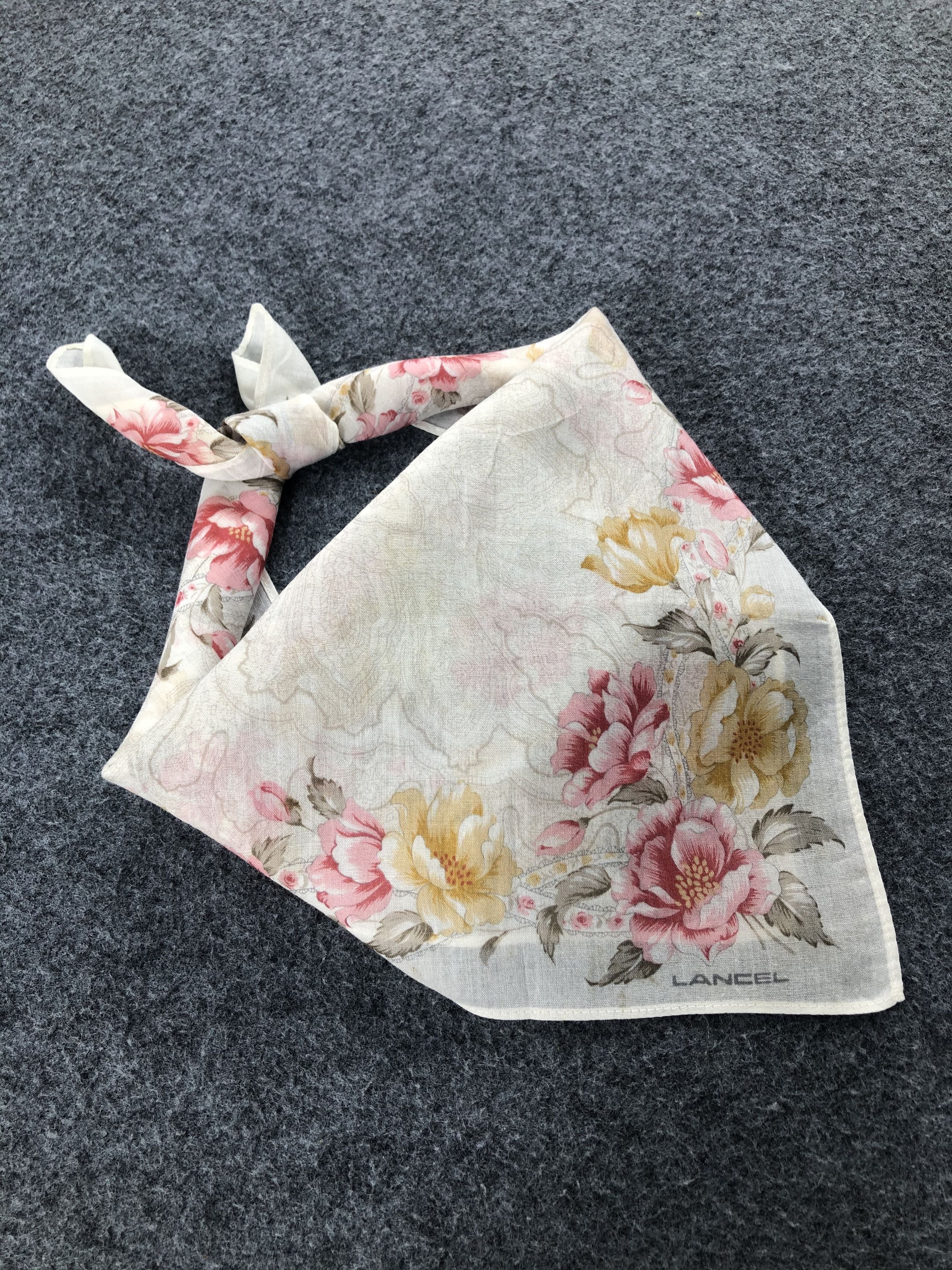Lancel × Vintage Lancel Handkerchief / Bandana / Neckerchief Size ONE SIZE - 1 Thumbnail