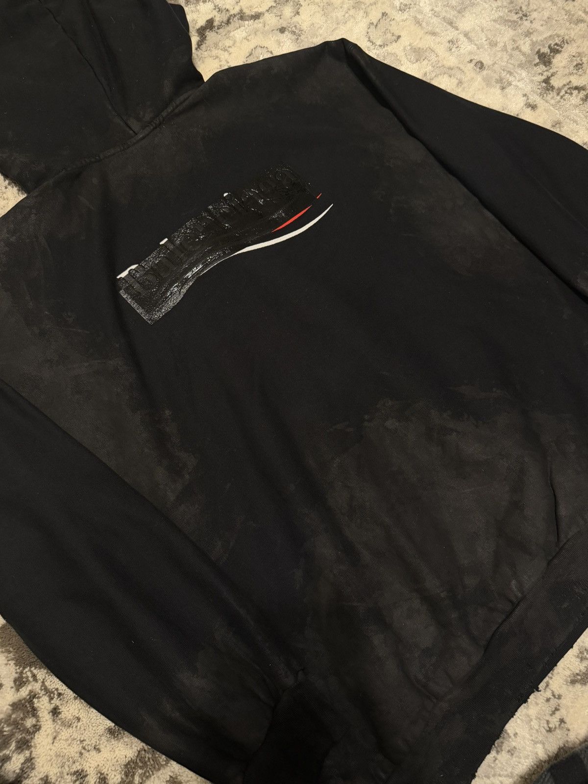 Balenciaga Balenciaga Mud Black Gaffer Hoodie Winter 22 360 Show Size US M / EU 48-50 / 2 - 3 Thumbnail