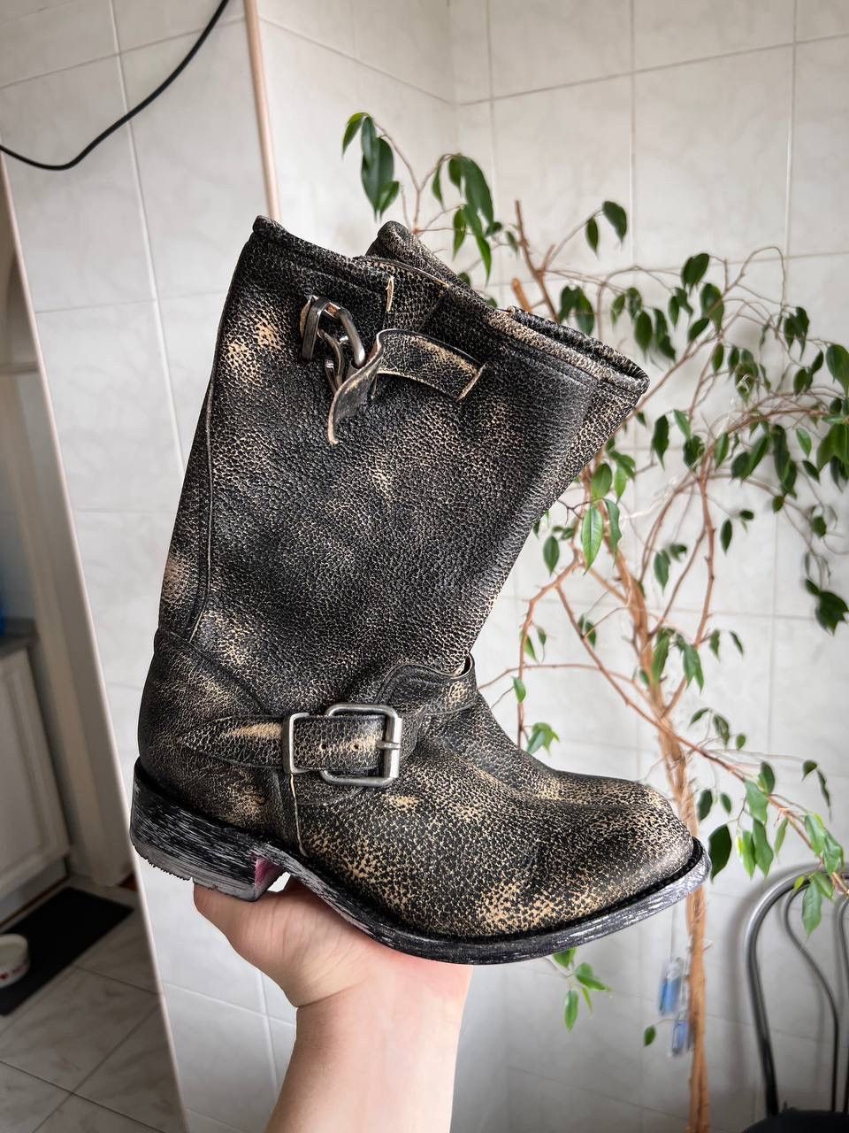 Other Marlboro Leather Ankle Boots Western cowboy mexico grunge Size US 6 / EU 39 - 14 Thumbnail