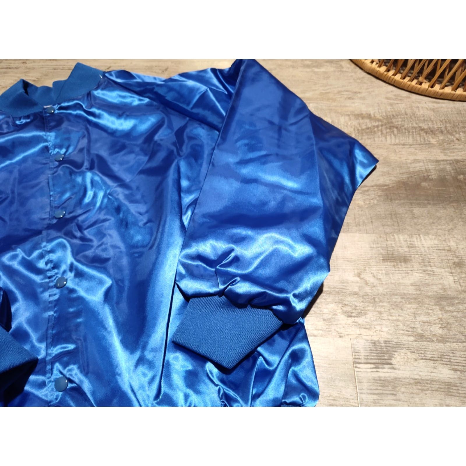 Vintage Vintage Aurora Sportswear Snap Button Satin Nylon Bomber Jacket Made In USA XXL Size US XXL / EU 58 / 5 - 2 Thumbnail
