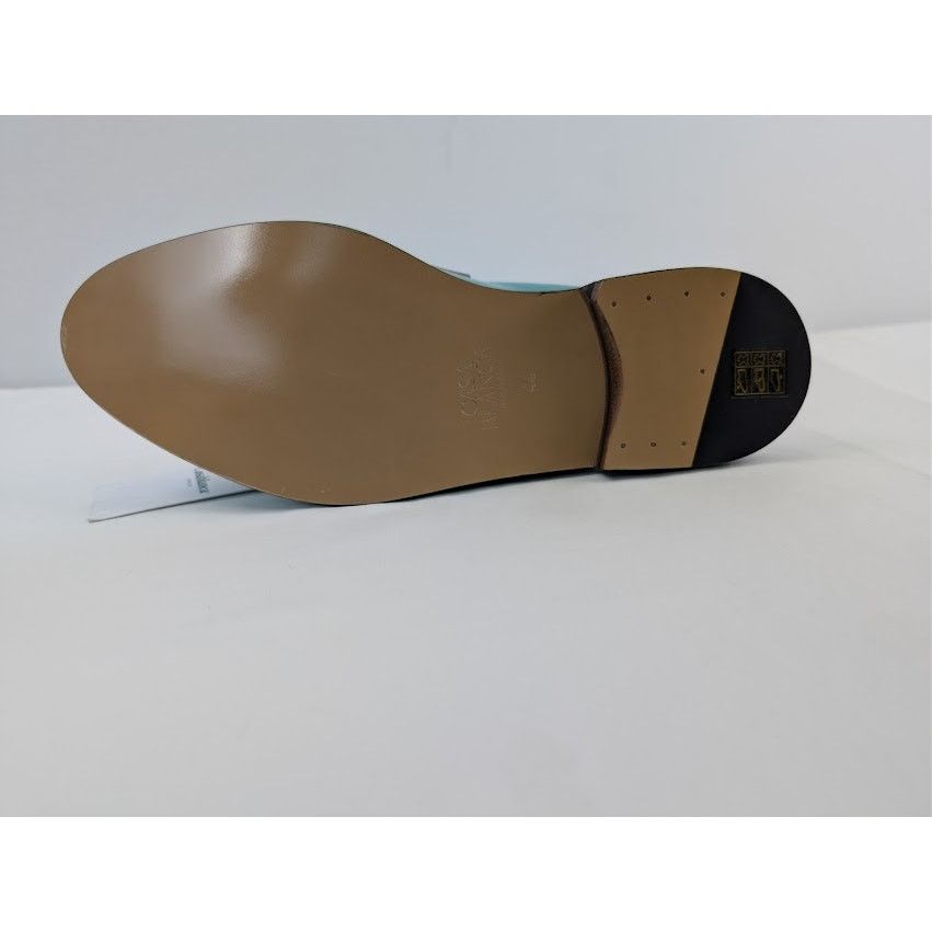 Casablanca o1rshd1 Leather Memphis Mule Slipper Sandal in Mint / Yellow Size US 11 / EU 44 - 12 Thumbnail