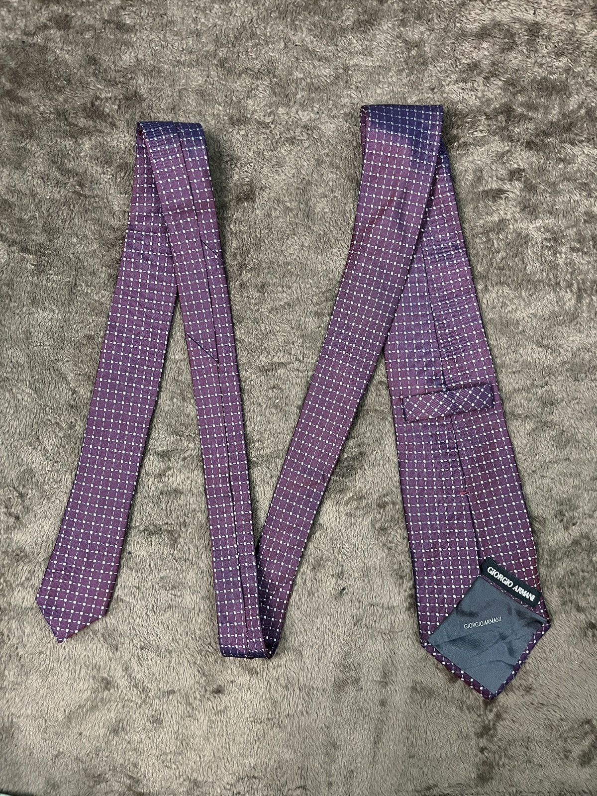 Giorgio Armani × Vintage Giorgio Armani Made in Italy Silk Necktie Size ONE SIZE - 3 Thumbnail