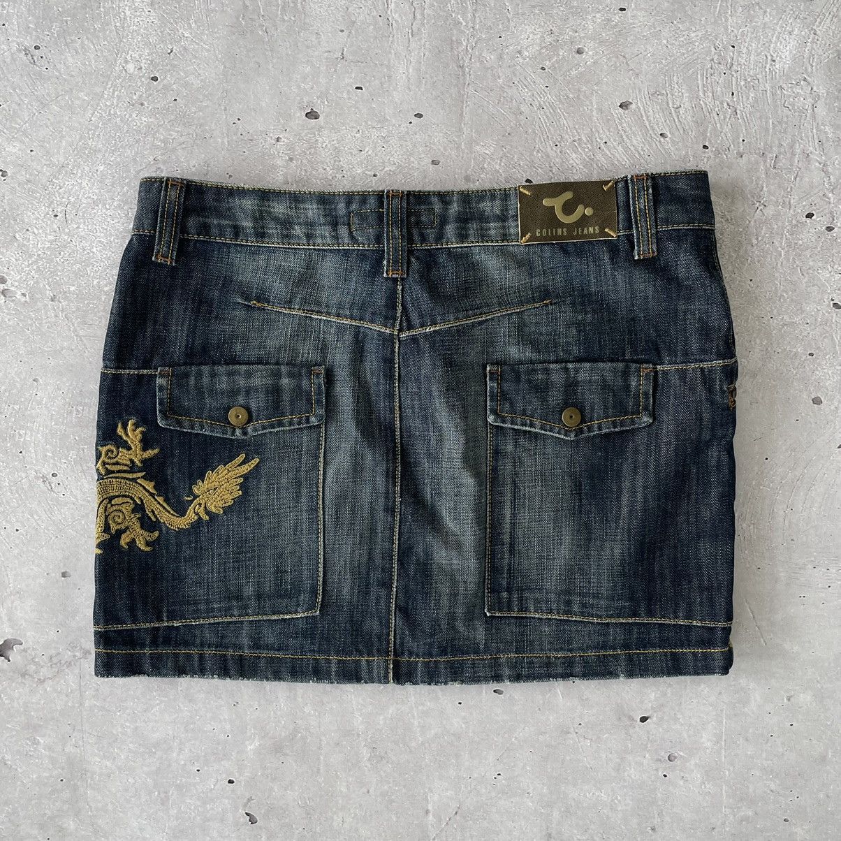Japanese Brand × Vintage Vintage Cargo Mini Skirt y2k Size 28" / US 6 / IT 42 - 5 Thumbnail