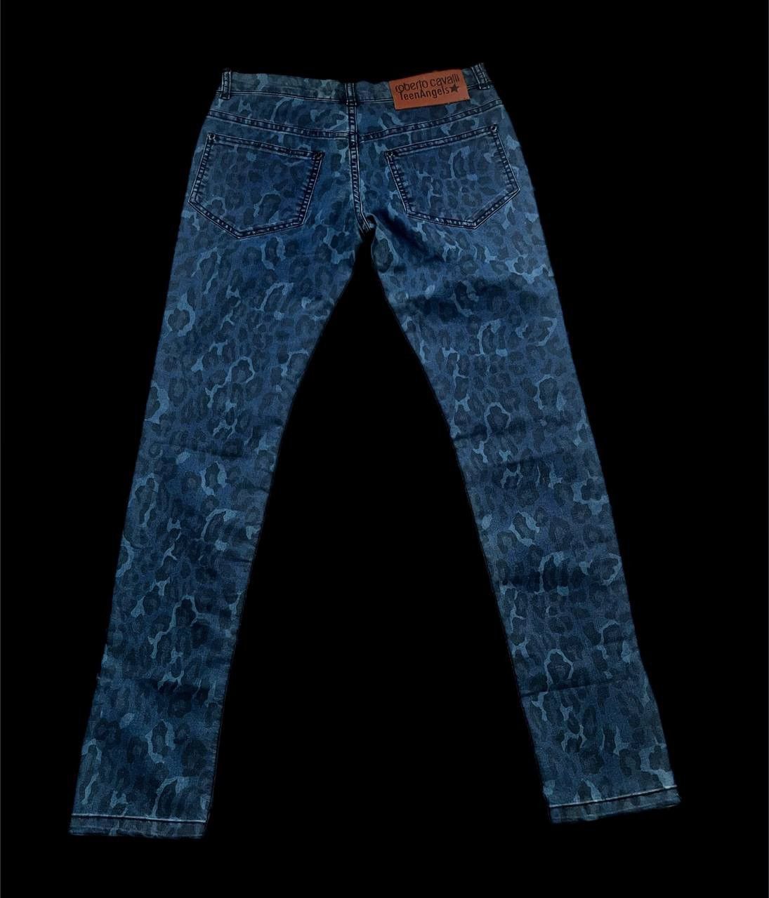 Roberto Cavalli Blue leopard limited Roberto Cavalli jeans Size 27" / US 4 / IT 40 - 4 Thumbnail