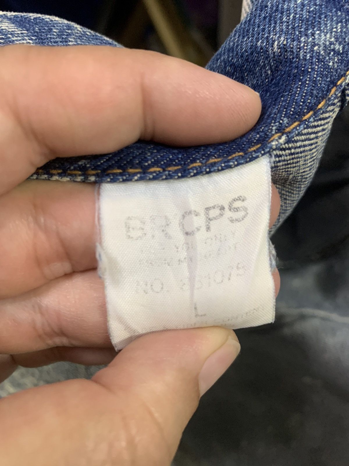 Japanese Brand CPS Faded Denim Jacket Size US L / EU 52-54 / 3 - 12 Thumbnail