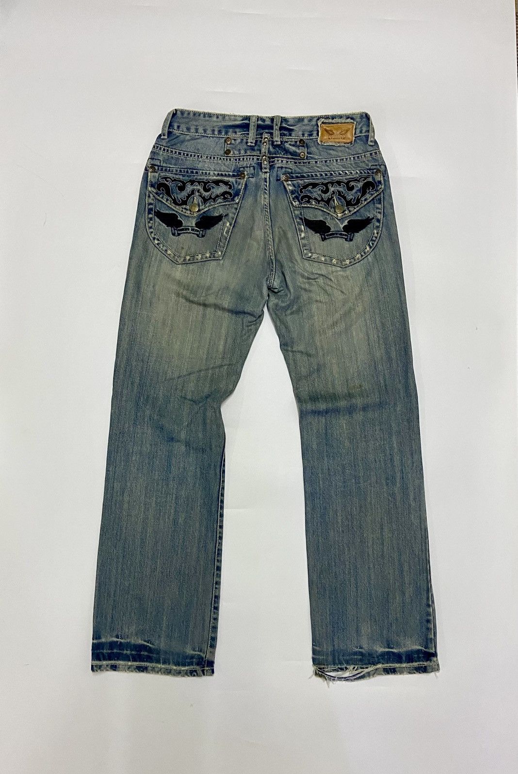 Robins Jeans DISTRESSED ROBIN'S JEANS Size US 31 - 2 Thumbnail