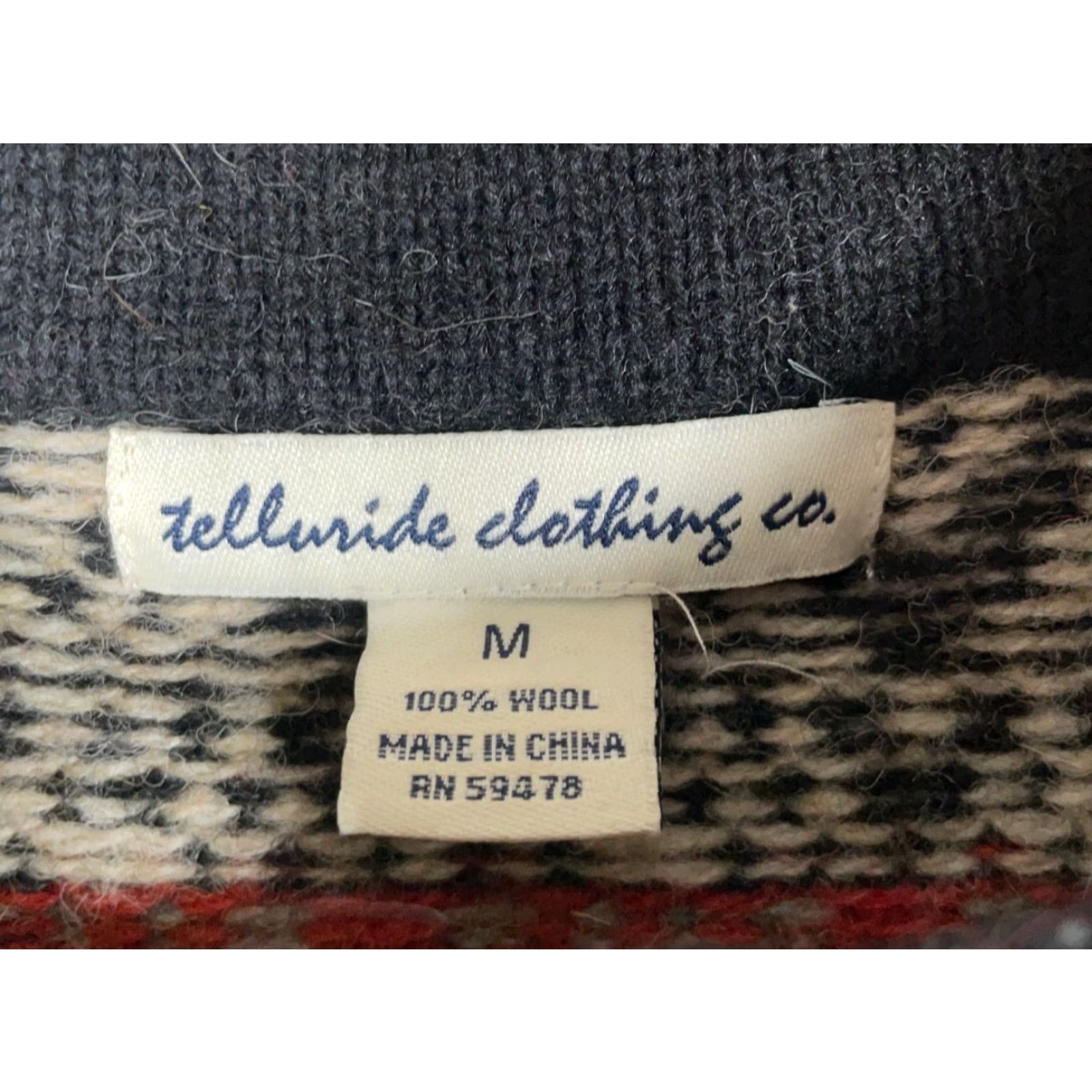 Vintage VINTAGE Telluride Clasp Wool Cardigan Women’s Medium Brown Geometric Southwestern 90s Classic Hipster Retro Aztec Knit Style Cardigan Mens Women? Size M / US 6-8 / IT 42-44 - 3 Thumbnail