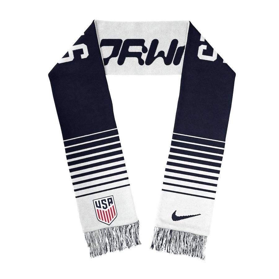 Nike Nike Navy White USA "States" Olympic Only Forward Fringed Sc Size ONE SIZE - 3 Thumbnail