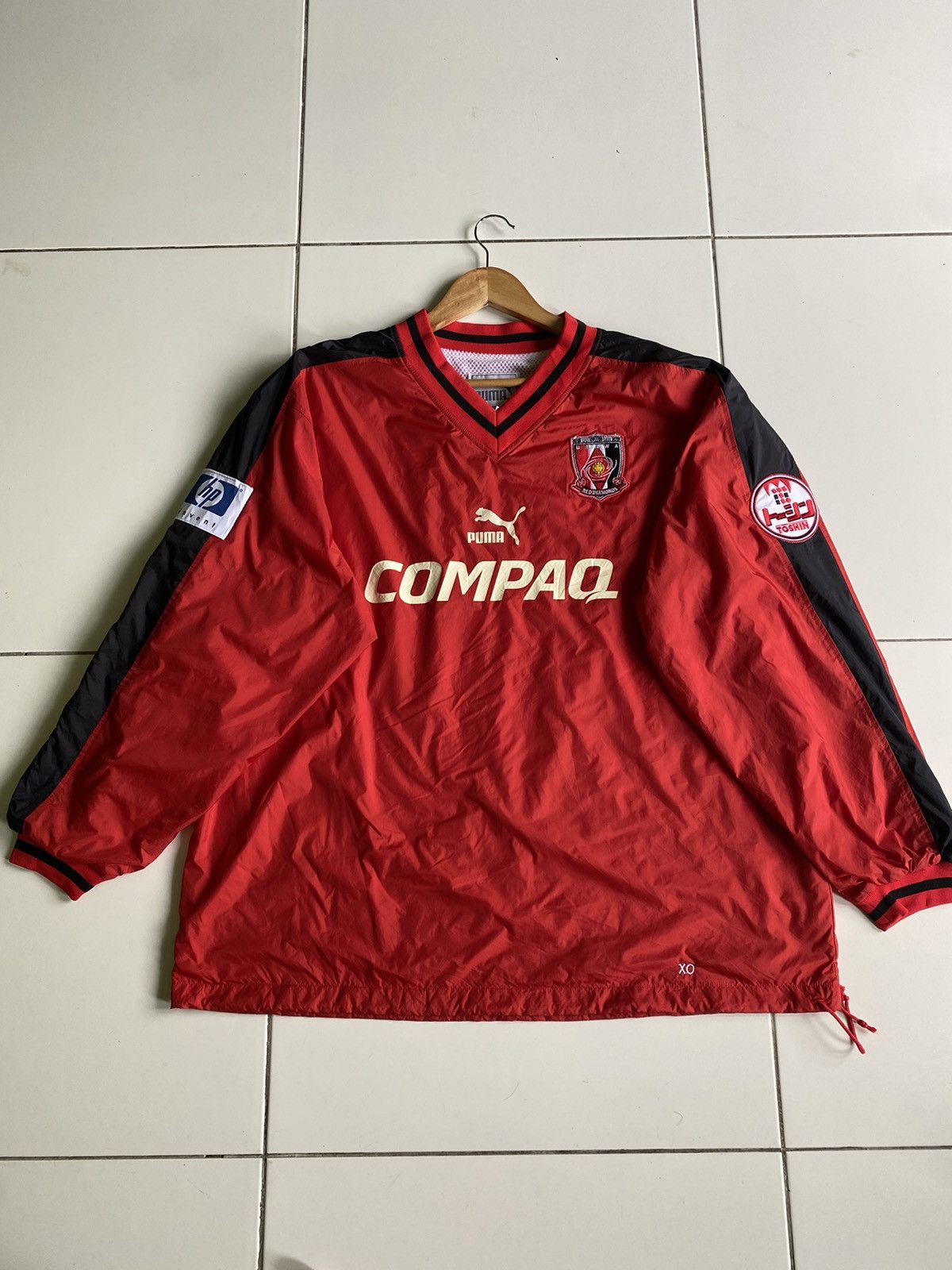 Puma Rare Puma Urawa Reds Diomonds Jersey Club Nylon Jacket Size US XL / EU 56 / 4 - 1 Thumbnail