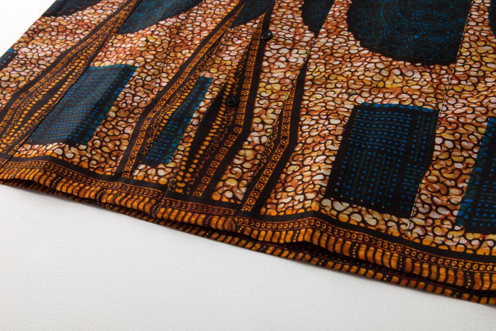 Other African Wax Print Men Shirt Short Sleeves Summer Size US L / EU 52-54 / 3 - 6 Thumbnail
