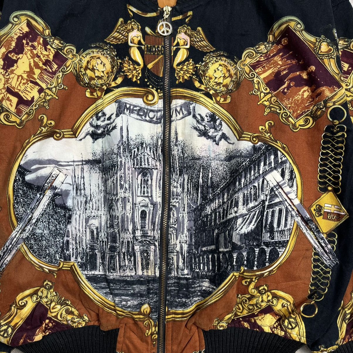 Moschino Vintage Moschino baroque cathedral print bomber jacket Size M / US 6-8 / IT 42-44 - 4 Thumbnail