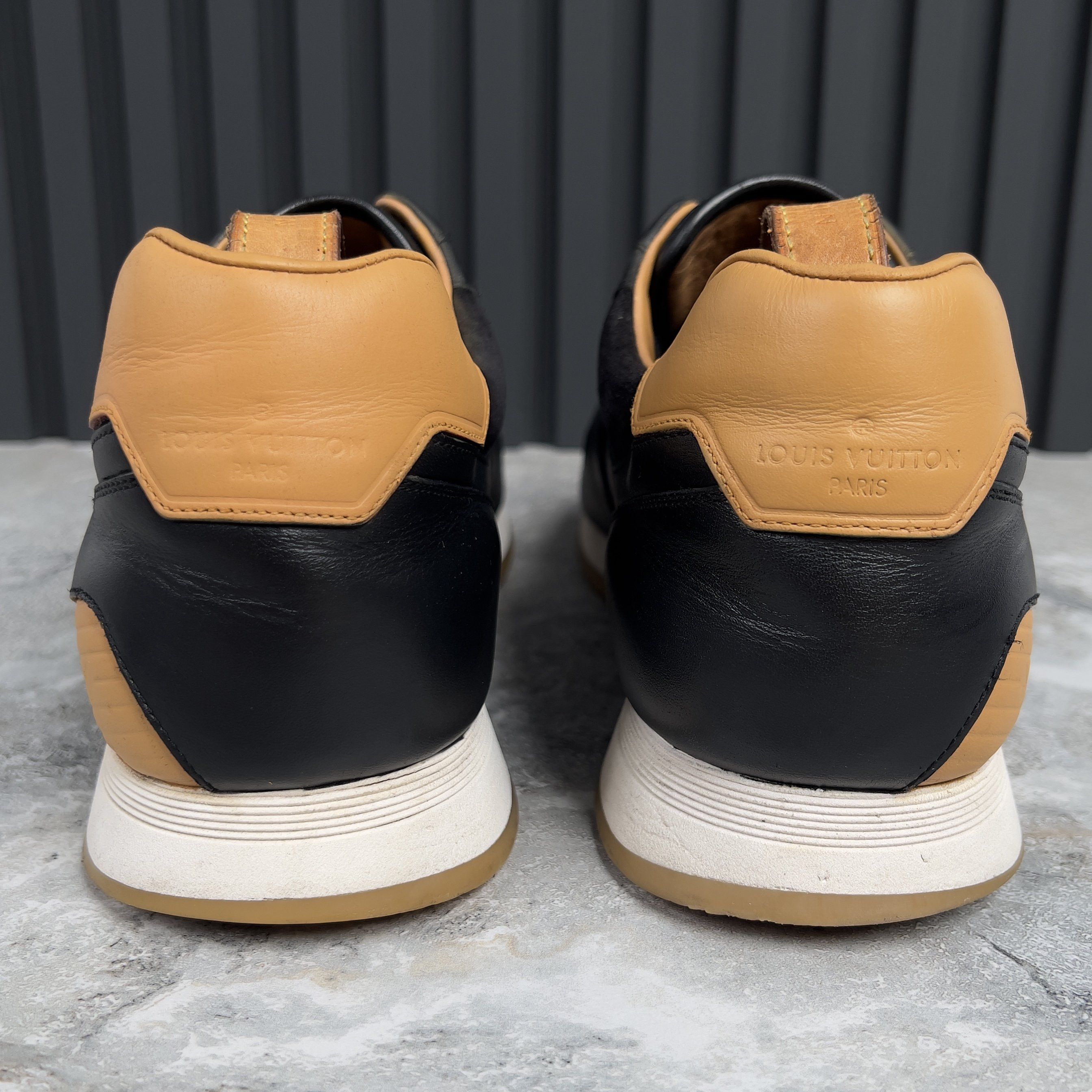 Louis Vuitton Abbesses black leather sneakers Size US 12.5 / EU 45-46 - 7 Thumbnail