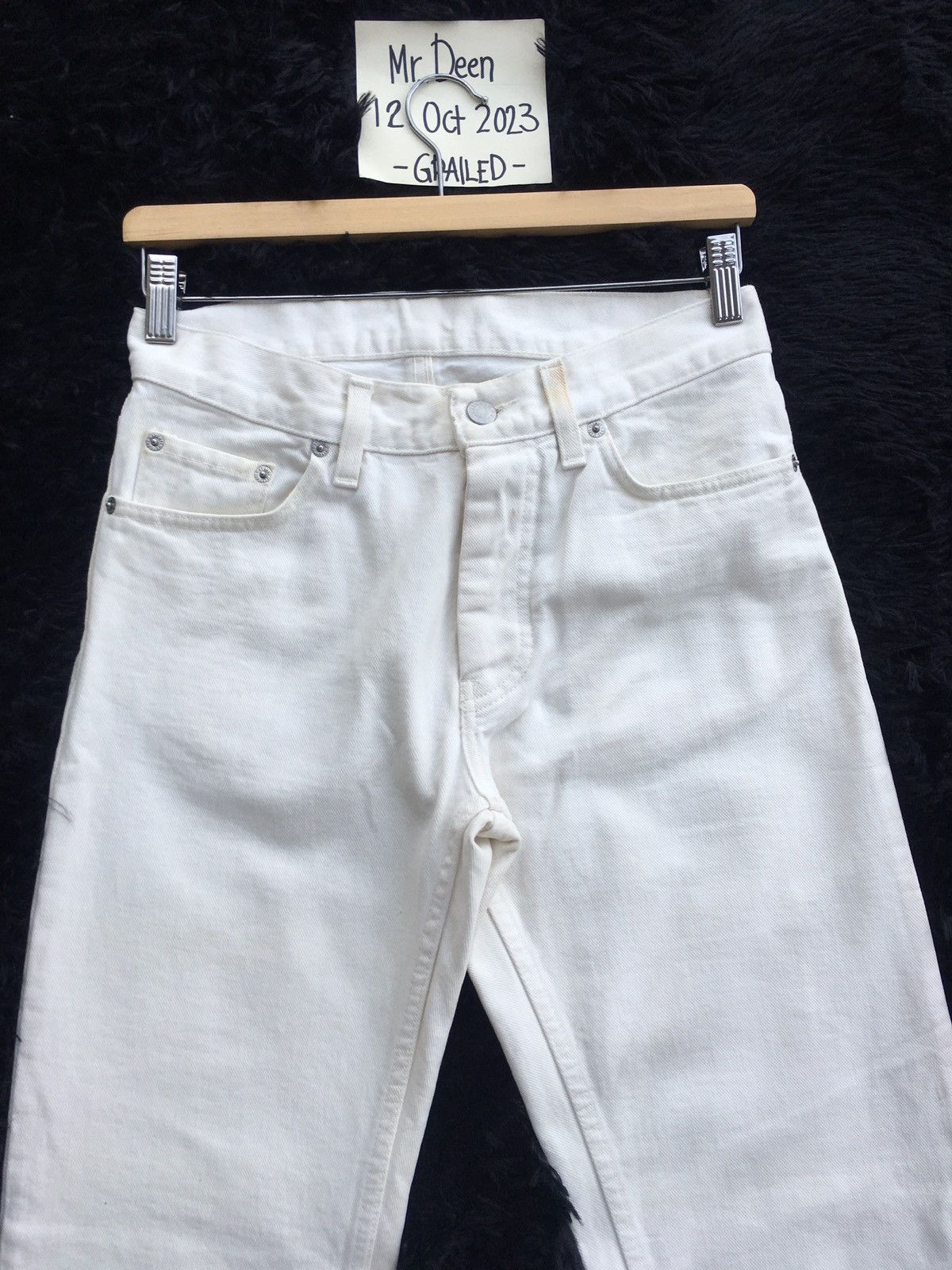 Helmut Lang Rare Vintage Helmut Lang White Denim/ Jeans Classic Cut Size US 28 / EU 44 - 6 Thumbnail