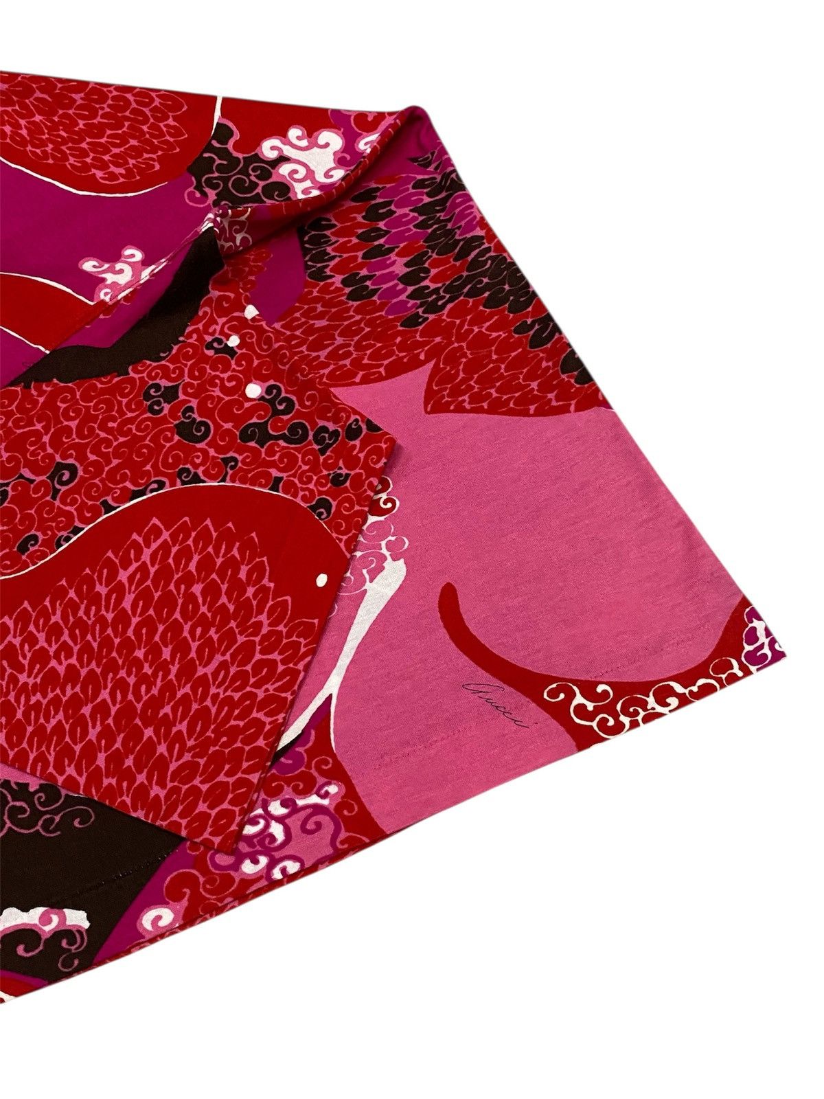 Gucci Gucci SS1999 Floral Red Shirt Size L / US 10 / IT 46 - 11 Thumbnail
