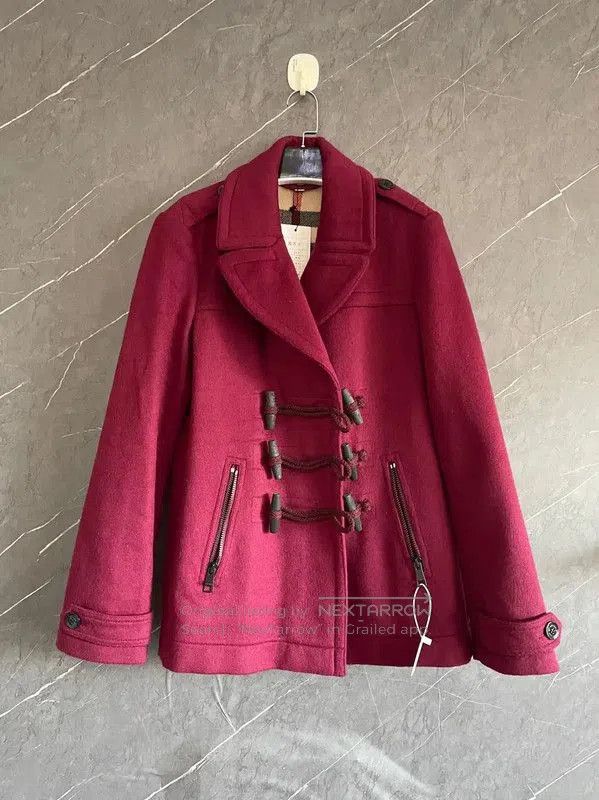 Burberry Burberry Red Wool Ladies Coat. Size M / US 6-8 / IT 42-44 - 1 Thumbnail