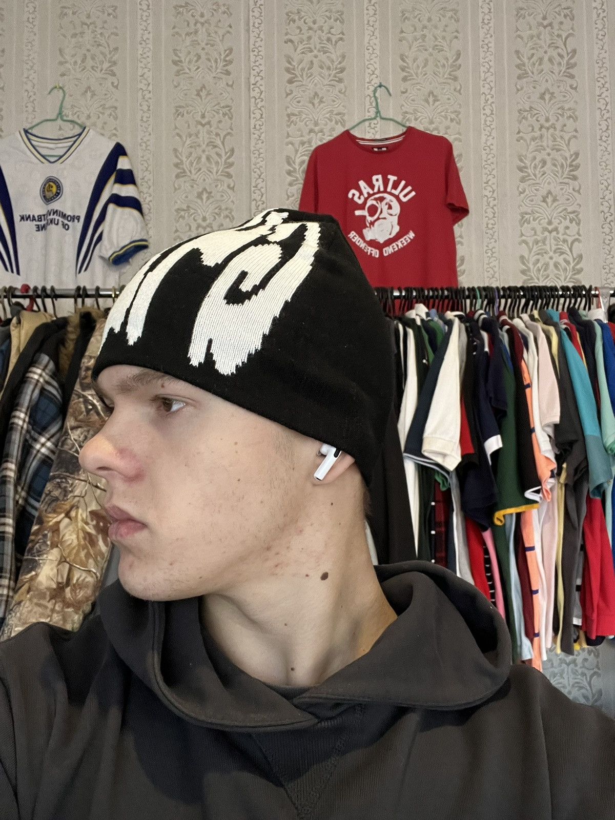 Japanese Brand Y2K Streetwear Knitting Hat Warm Beanies Hats Vintage Size ONE SIZE - 7 Thumbnail
