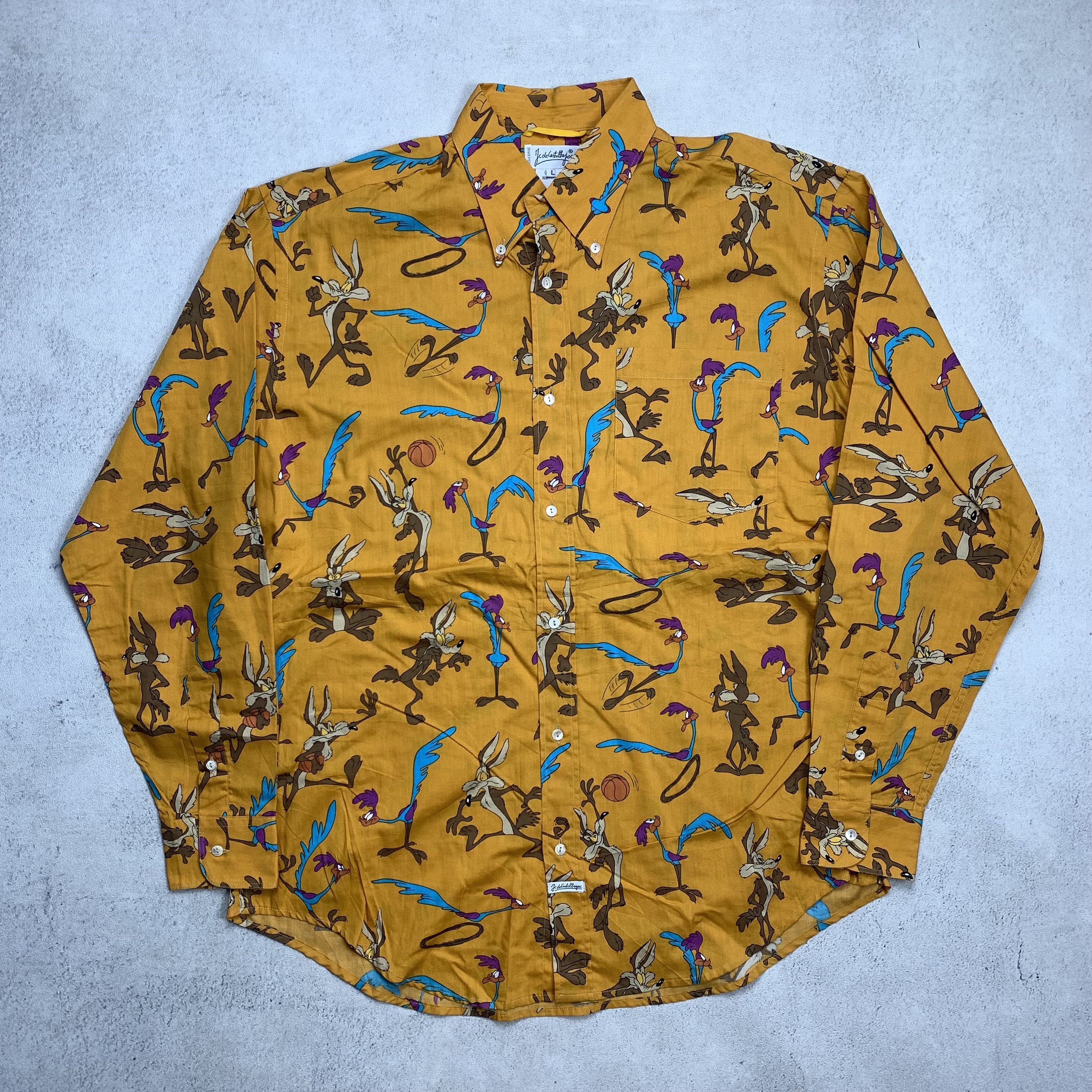Jean Charles De Castelbajac Jean Charles De Castelbajac Road Runner Wile Coyote Shirt Size US L / EU 52-54 / 3 - 3 Thumbnail