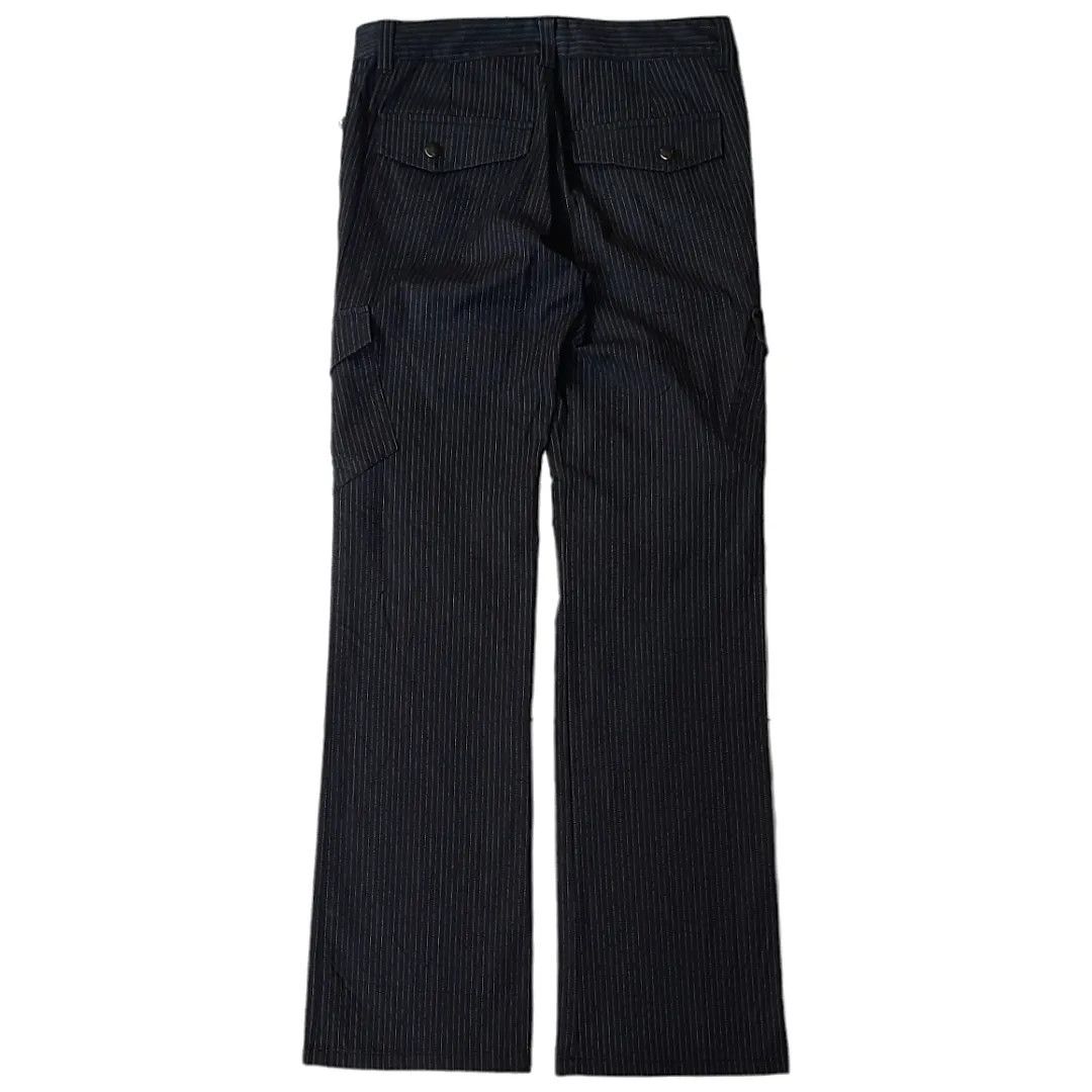 Ekam × Tornado Mart × semanticdesign Semantic Design Cargo Pin Strip Pants Size US 30 / EU 46 - 2 Thumbnail