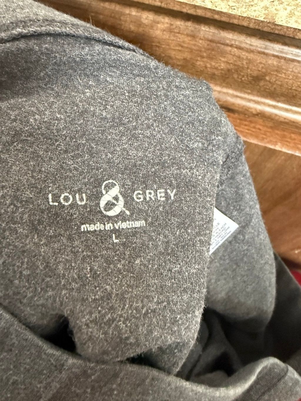 Lou & Grey Women's Lou & Grey Gray Leggings Size L Size 29" - 8 Thumbnail