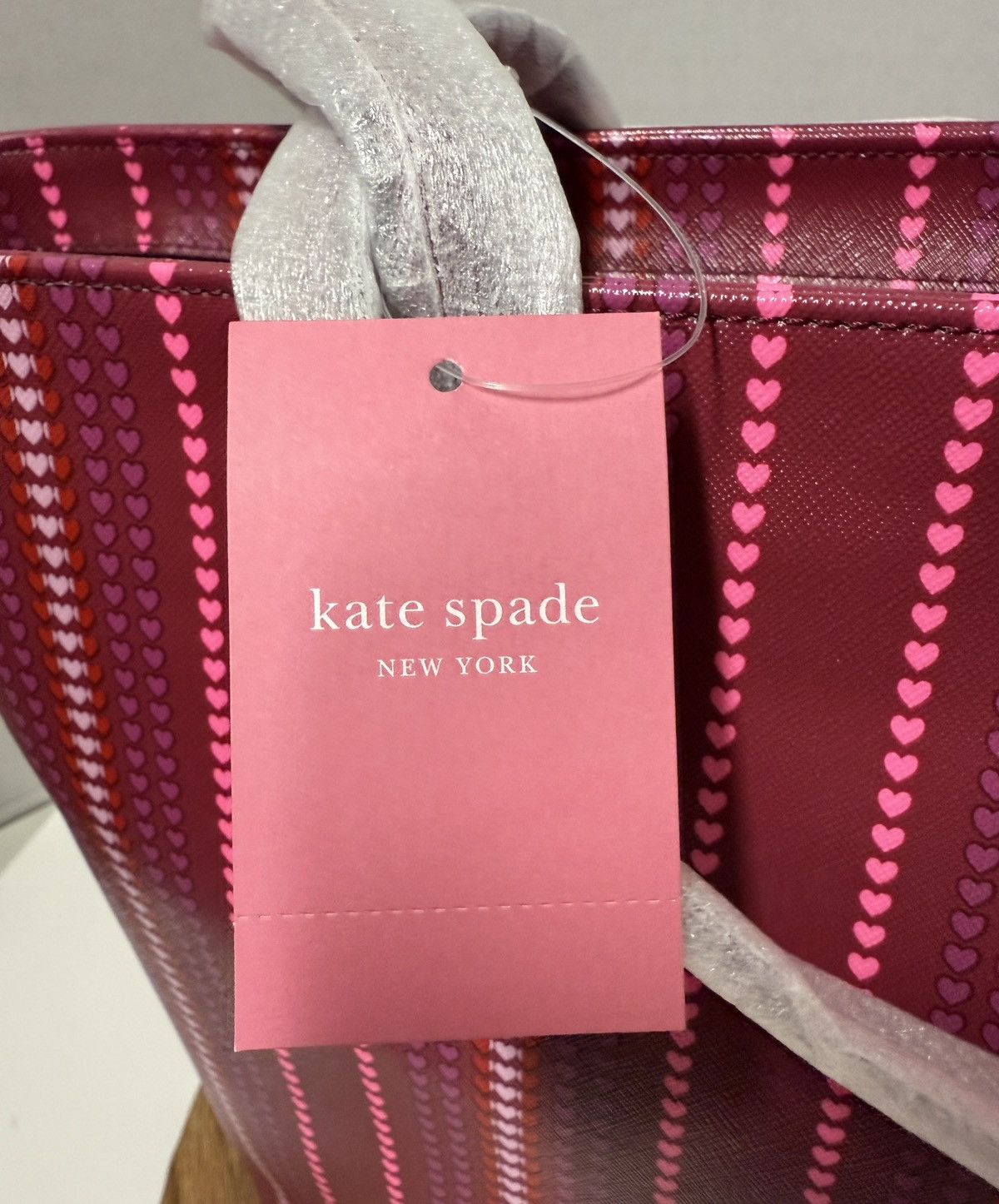 Kate Spade Kate Spade Shore Street Heart Stripe Margaretta Tote Size ONE SIZE - 7 Thumbnail