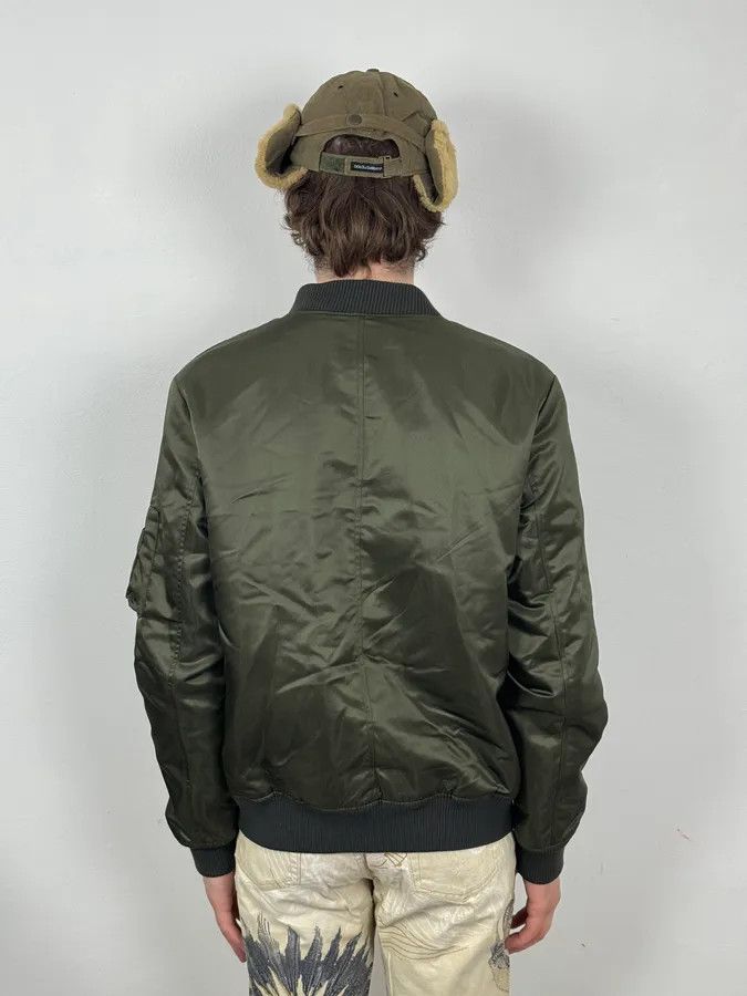 A.P.C. A.P.C. Dark Satin Green Bomber Jacket Size US M / EU 48-50 / 2 - 3 Thumbnail