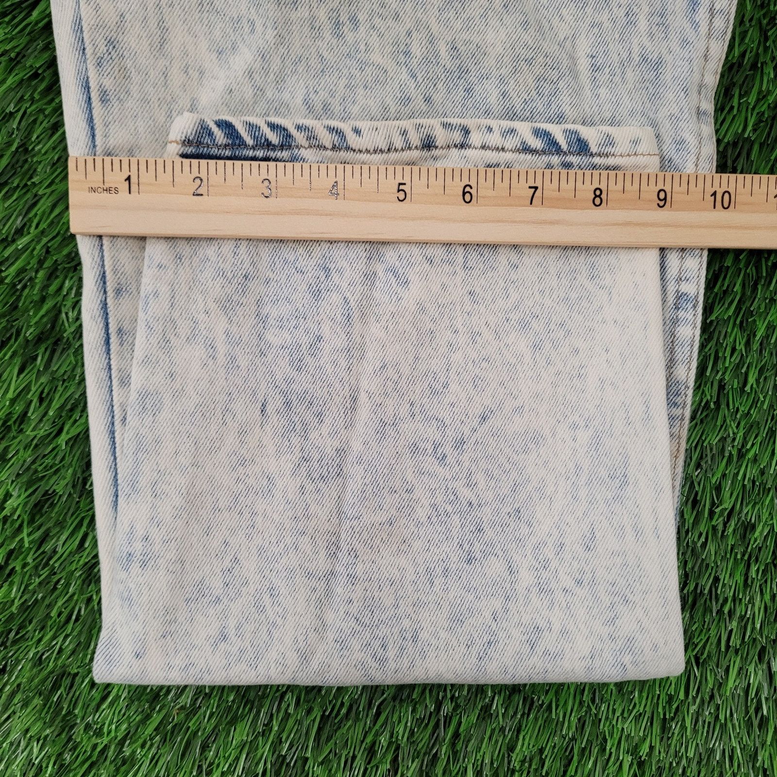 Wrangler VTG 80s Wrangler Acid-Wash Jeans High-Rise Double Knee USA Size US 30 / EU 46 - 17 Thumbnail