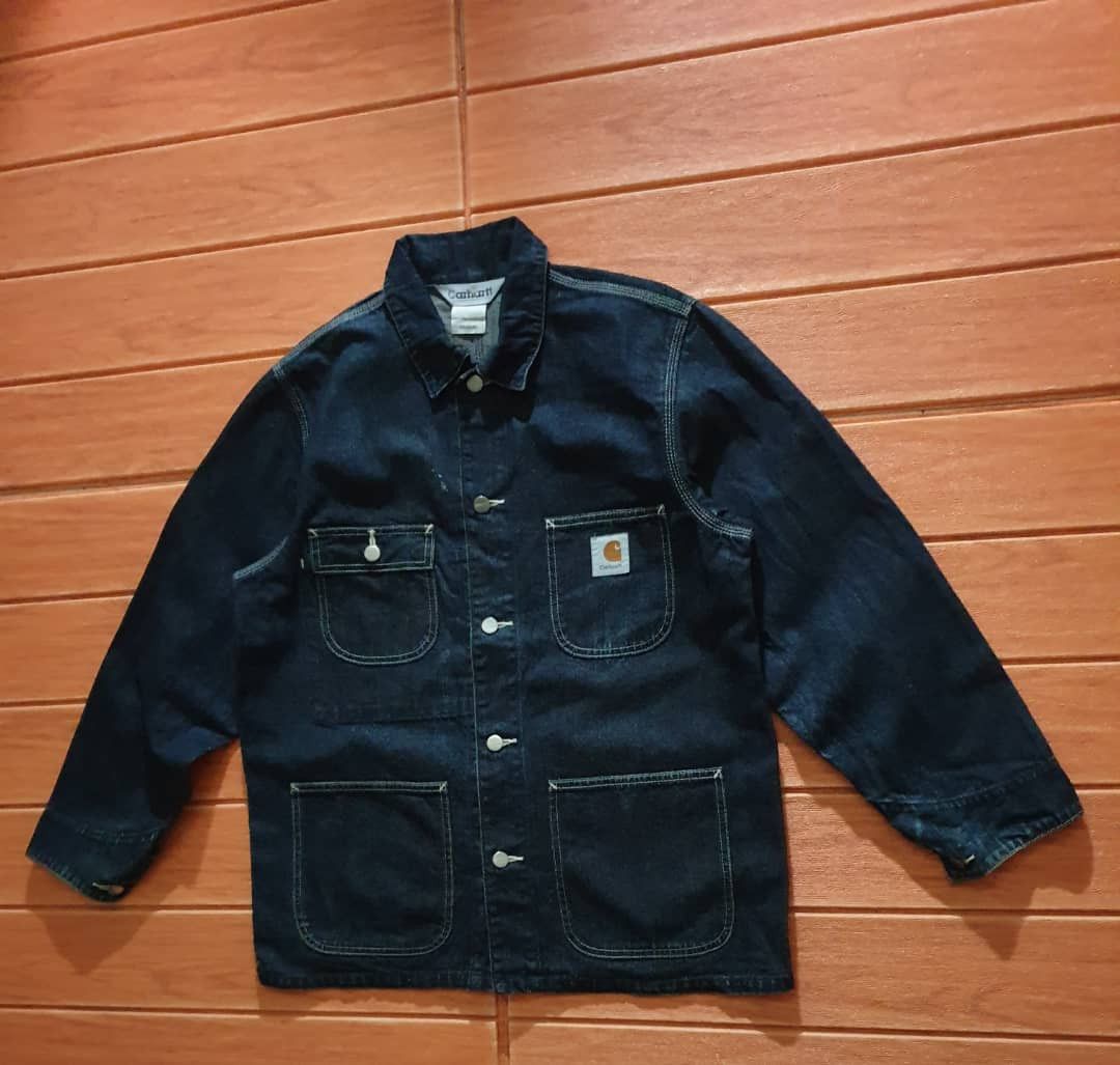 Carhartt 💥Carhartt worker chore blue colour jacket Size US L / EU 52-54 / 3 - 6 Thumbnail