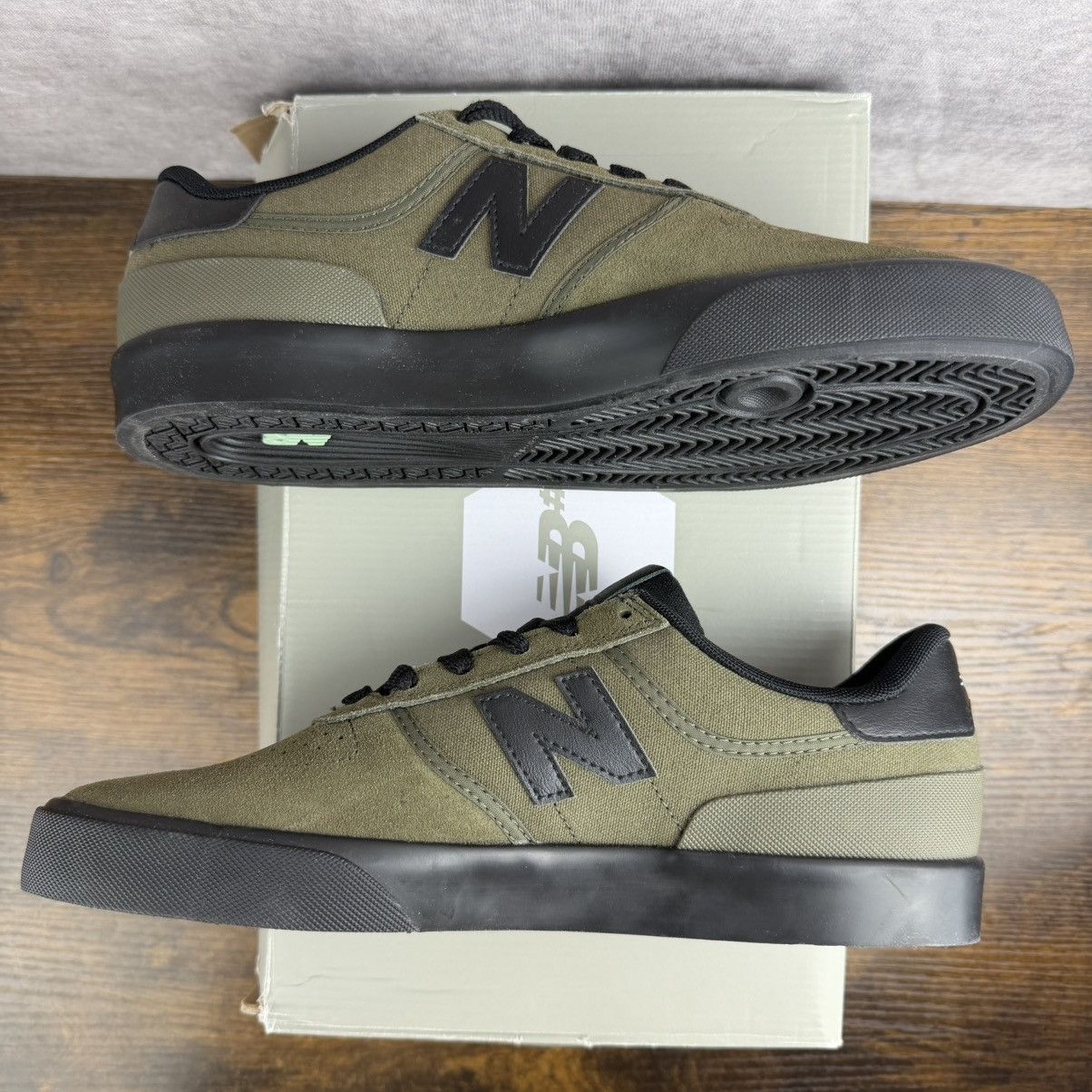 New Balance NEW New Balance Numeric 272 Olive Black Size 8.5 NM272YHD OG Size US 8.5 / EU 41-42 - 4 Thumbnail