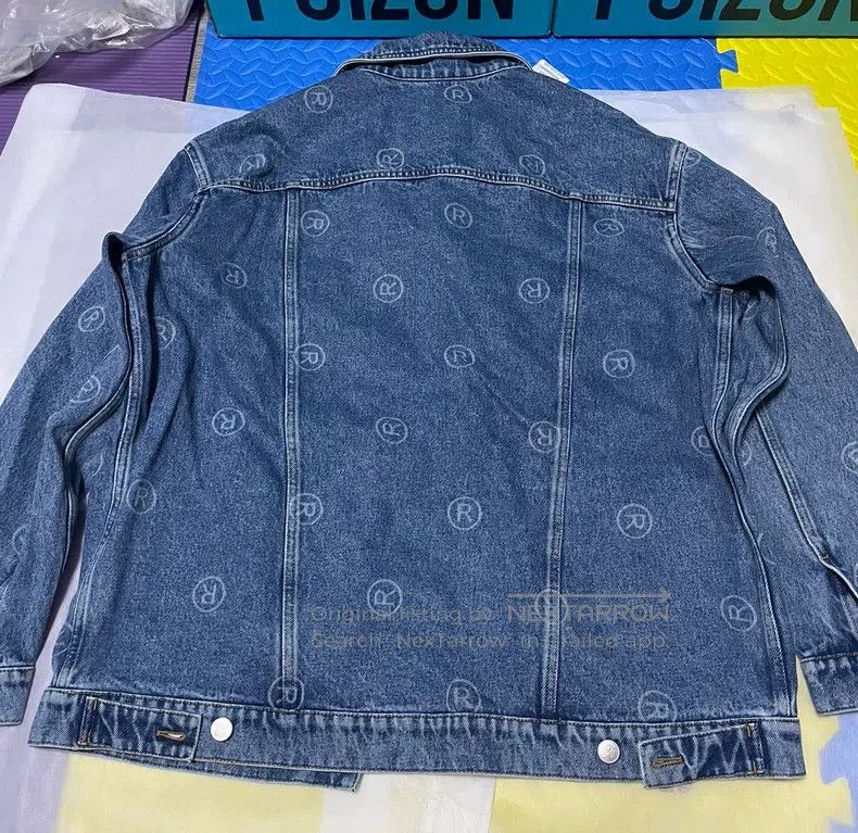 Martine Rose Martine Rose Full-print logo denim jacket Size US S / EU 44-46 / 1 - 2 Thumbnail