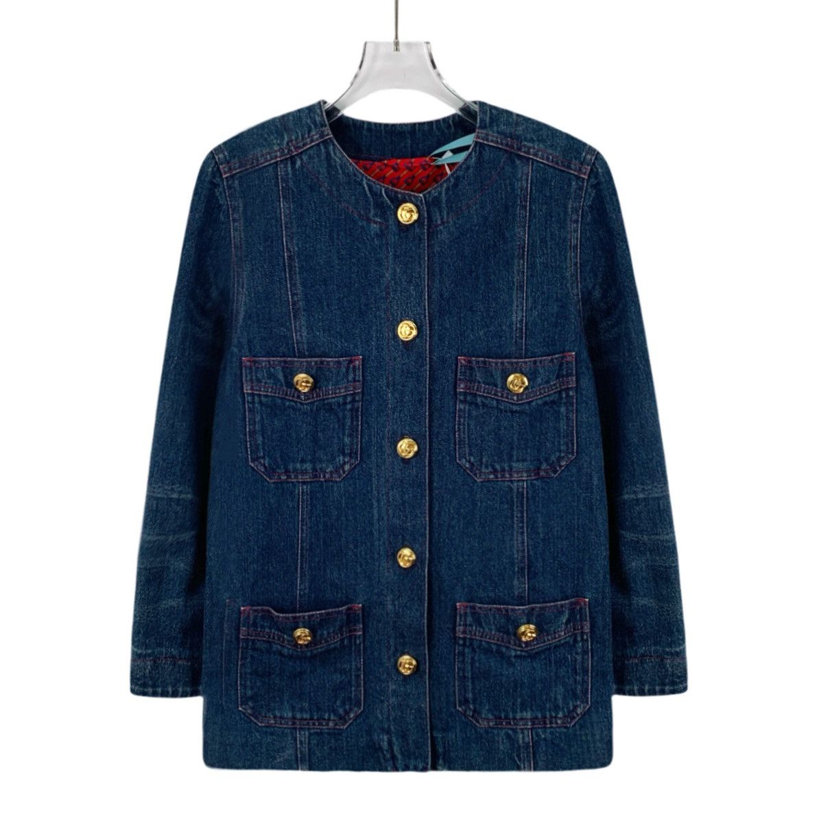 Gucci Gucci deep blue denim jacket Size XS / US 0-2 / IT 36-38 - 1 Thumbnail