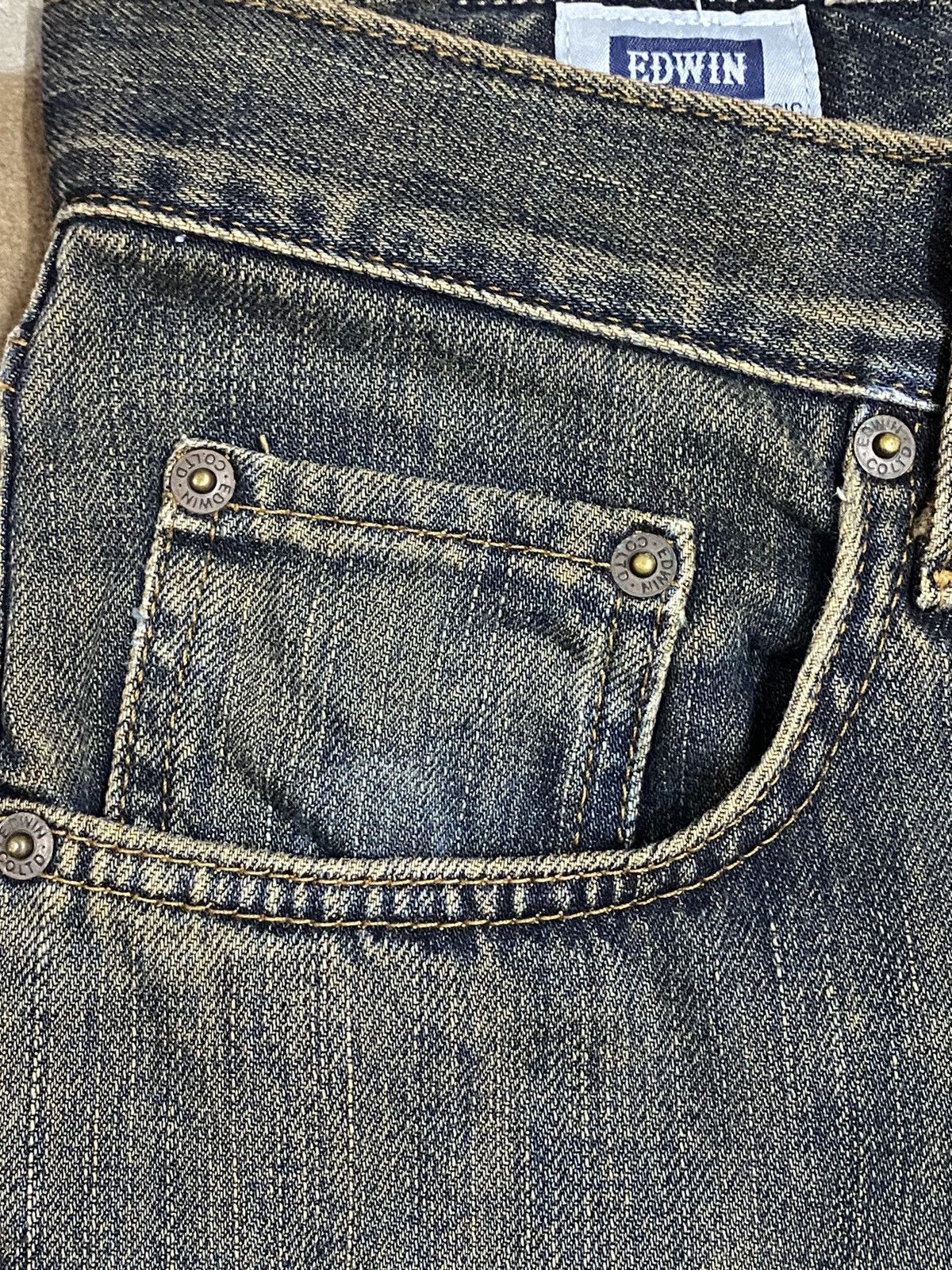 Edwin straight leg jeans with a relaxed Loose jeans