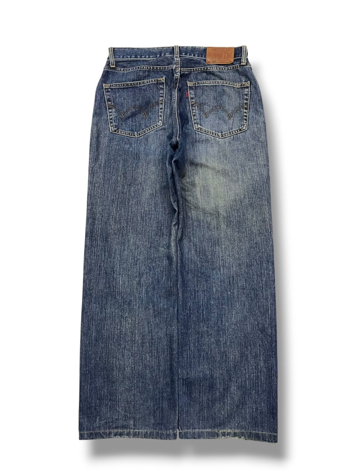 Edwin Baggy Vintage Edwin 503z - Faded Mud Wash, Distressed Denim Size US 30 / EU 46 - 3 Thumbnail