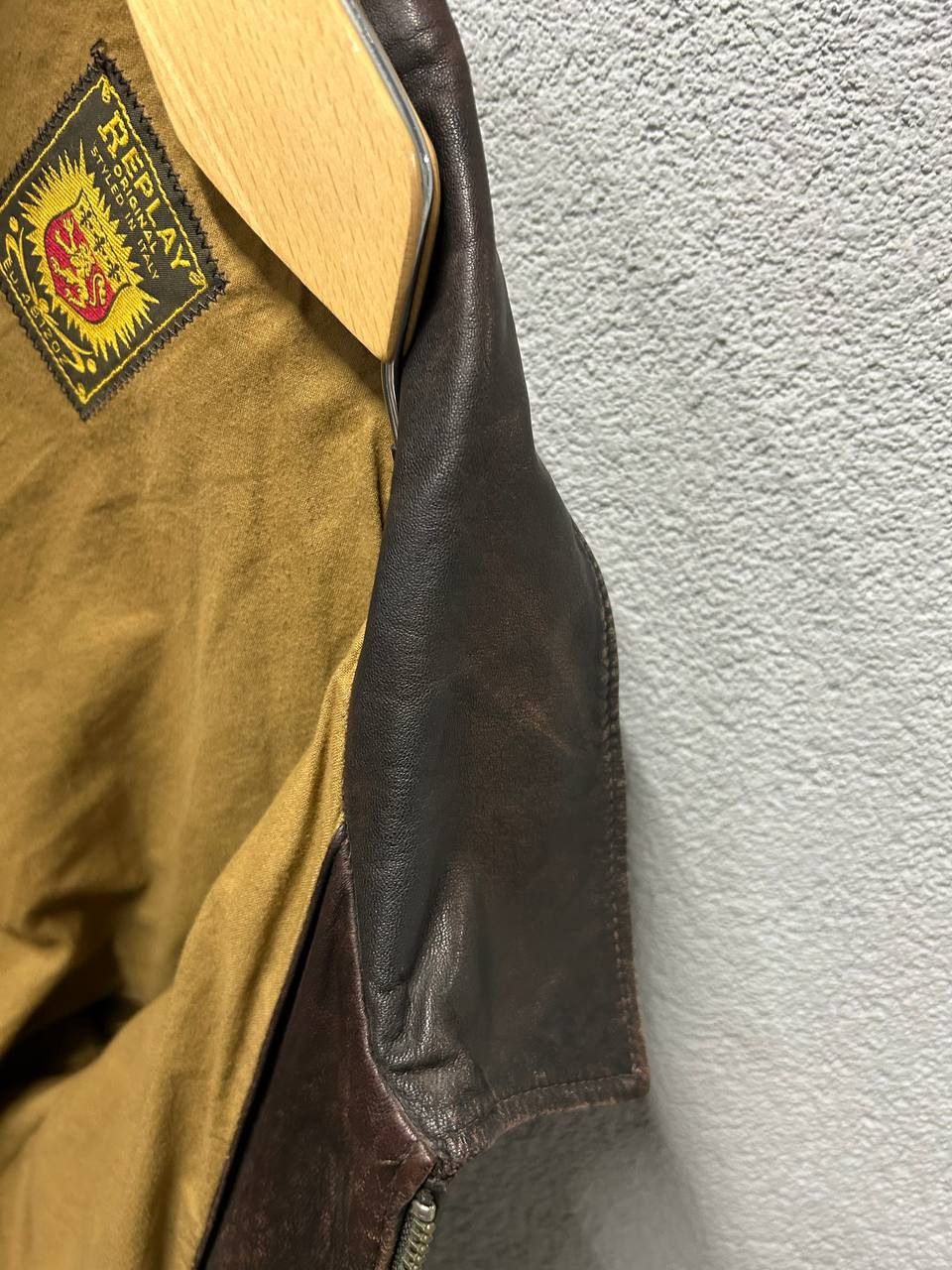 Replay Vintage Replay Hell Drivers Club mens leather jacket M Size US M / EU 48-50 / 2 - 17 Thumbnail