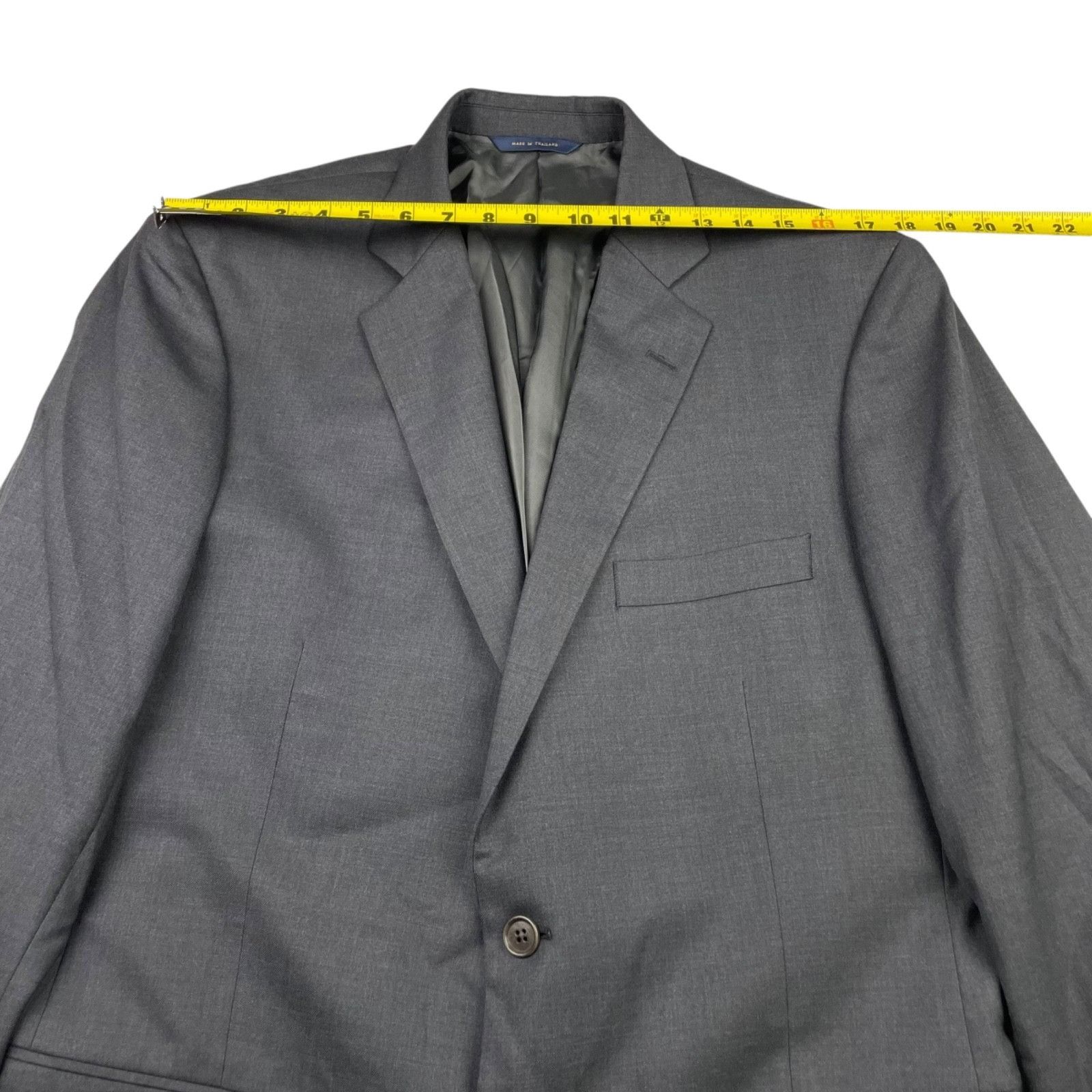 Brooks Brothers Brooks Brothers Men's Wool Stretch 2-Button Suit Gray • 41L Size 42L - 8 Thumbnail