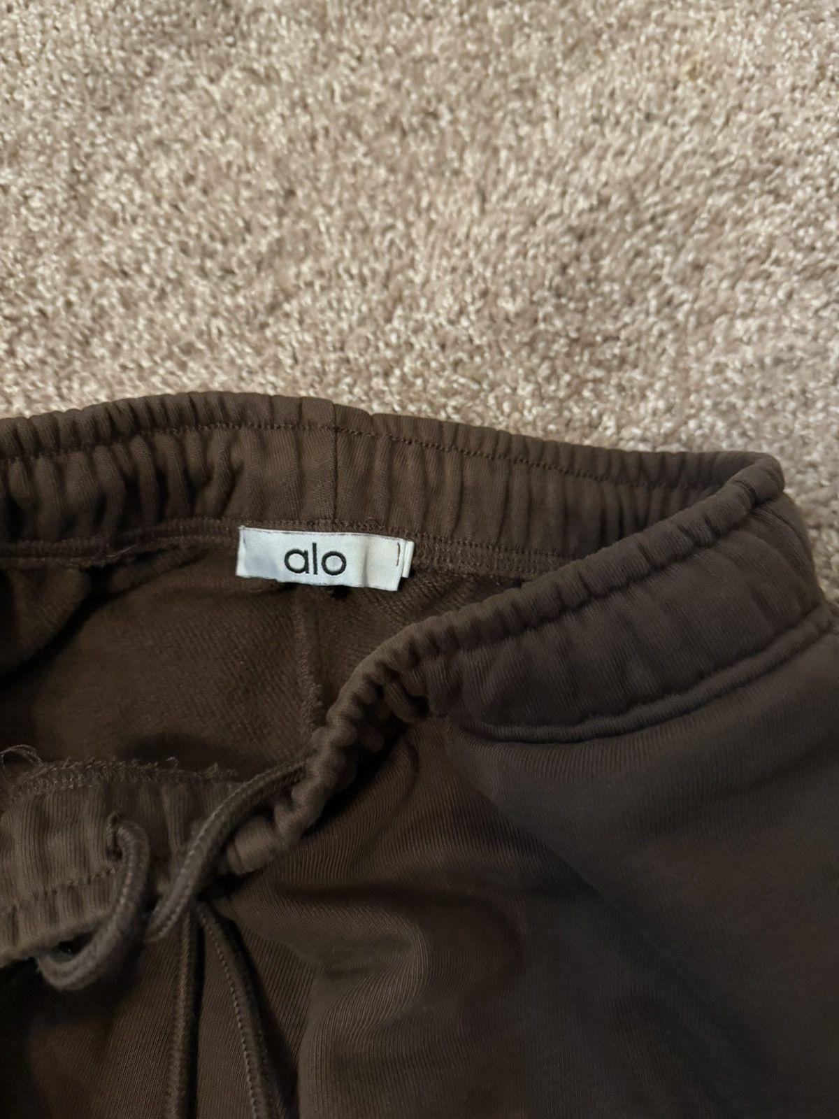 Alo Alo Brown Straight Sweatpants Size US 30 / EU 46 - 3 Thumbnail