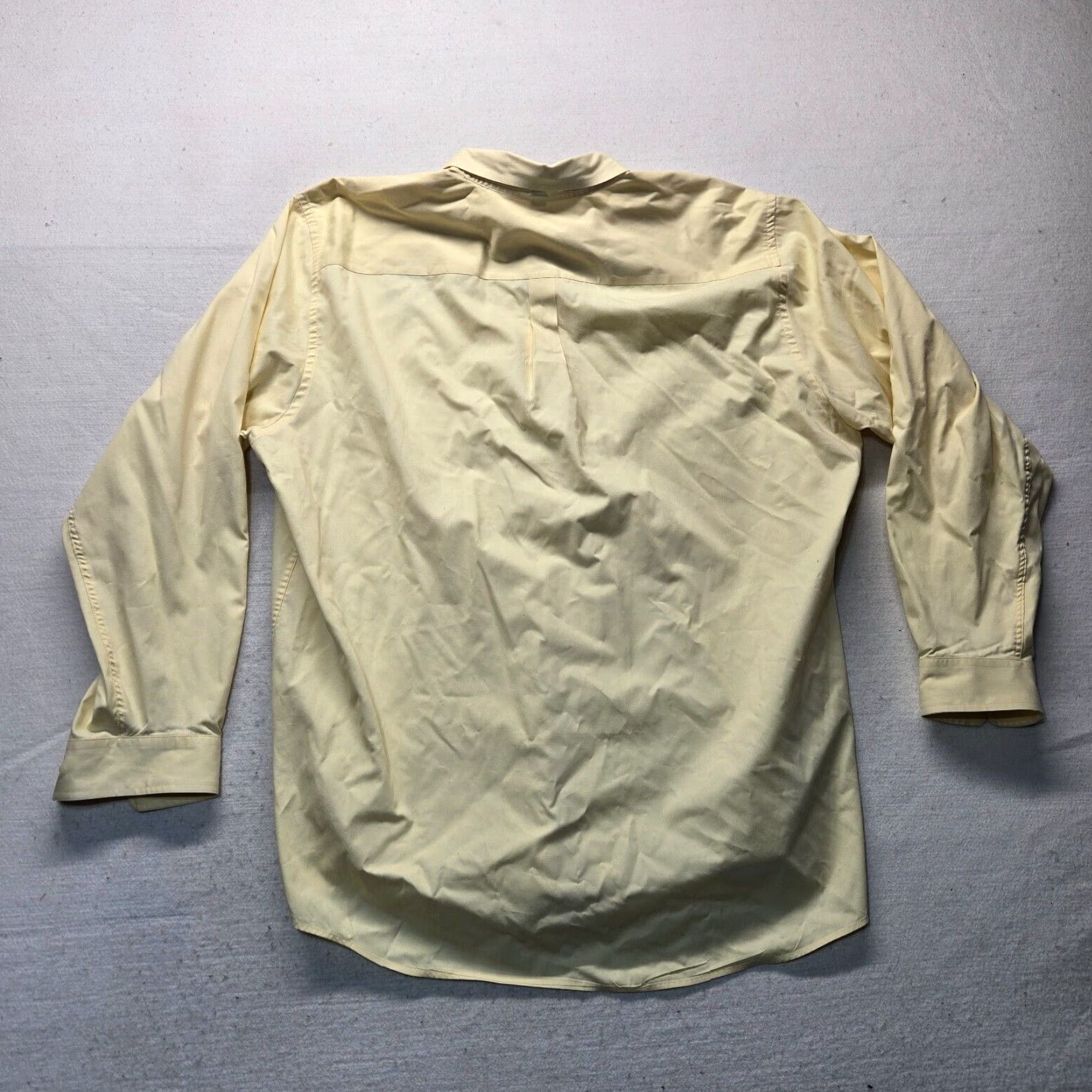 Logo 7 First Team Roanoke Virginia VA Shirt 4XLT Tall Mens Yellow Logo Button Up Long Sleeve Size US XXL / EU 58 / 5 - 8 Thumbnail
