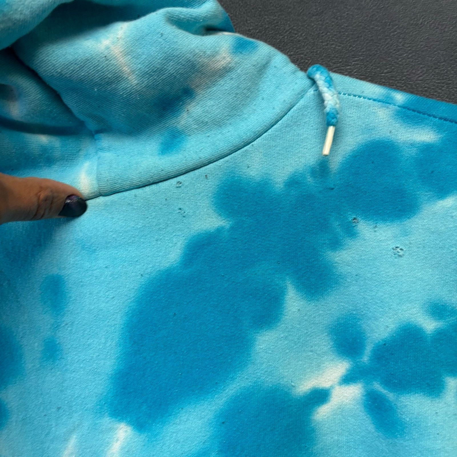 Port & Company Port Company Tie Dye Harris Ranch Hoodie XL Blue Streetwear Size US XL / EU 56 / 4 - 12 Thumbnail