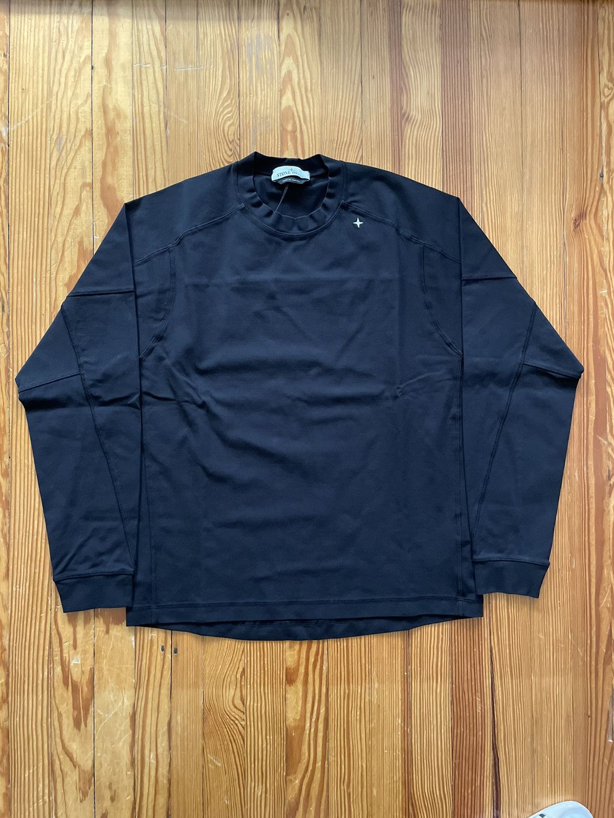 Stone Island Stone Island Stellina Paneled Sweatshirt Black Size US L / EU 52-54 / 3 - 1 Thumbnail