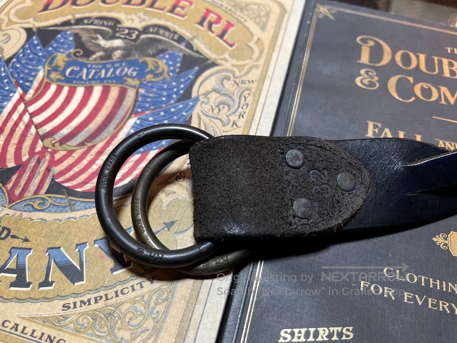 RRL Ralph Lauren rrl woven leather belt by ralph lauren. Size ONE SIZE - 4 Thumbnail