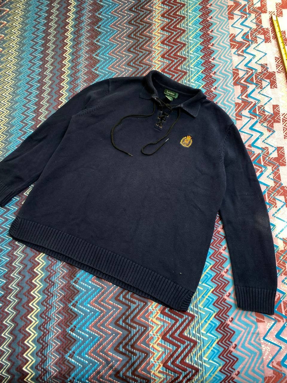 Polo Ralph Lauren × RRL Ralph Lauren × Vintage Men’s Vintage Sweater 1/3 Zip Polo Ralph Lauren Size US XL / EU 56 / 4 - 13 Thumbnail