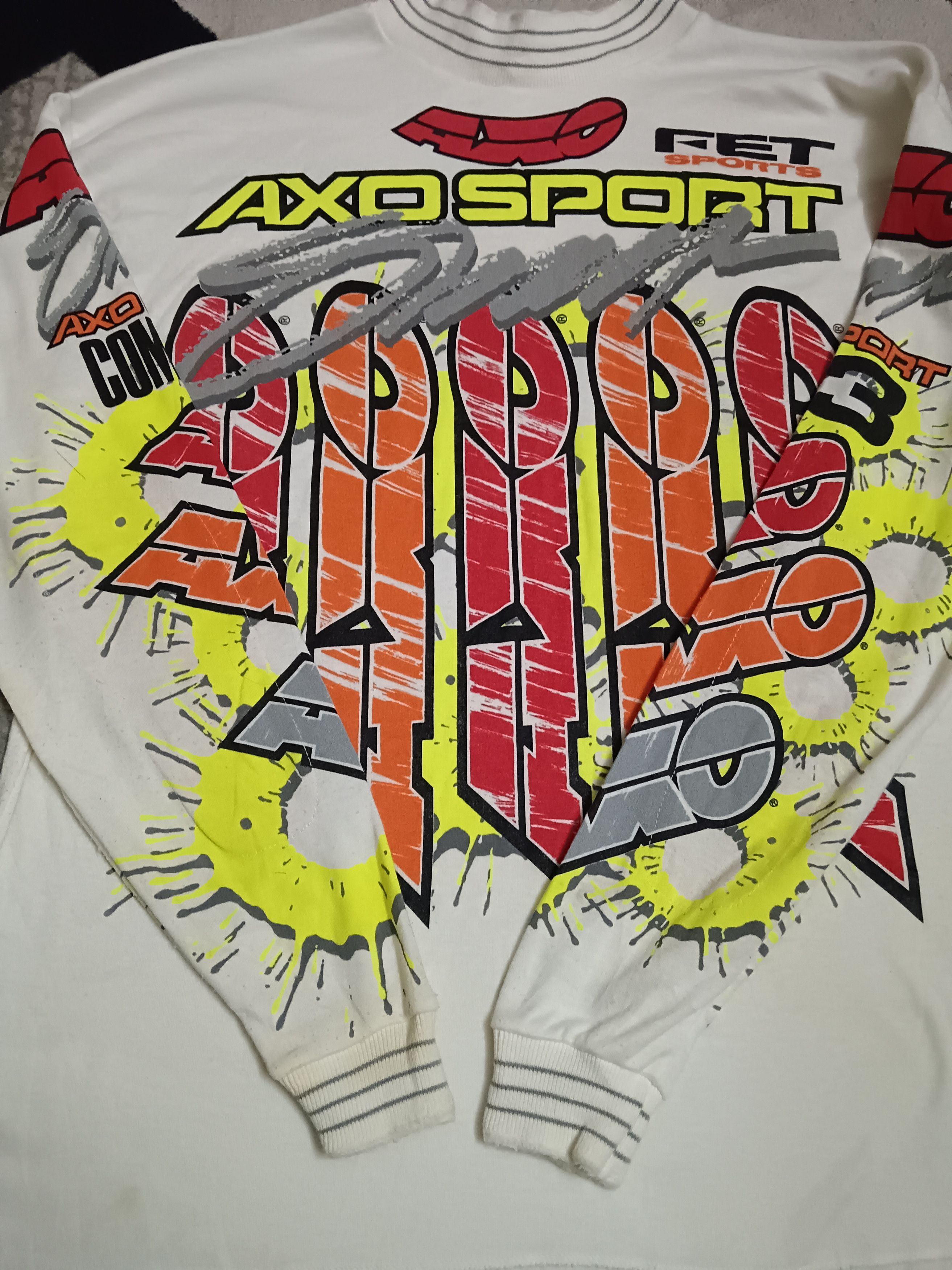 Vintage Vintage 90’s Axo Sport Motorcross Jersey Size US M / EU 48-50 / 2 - 3 Thumbnail