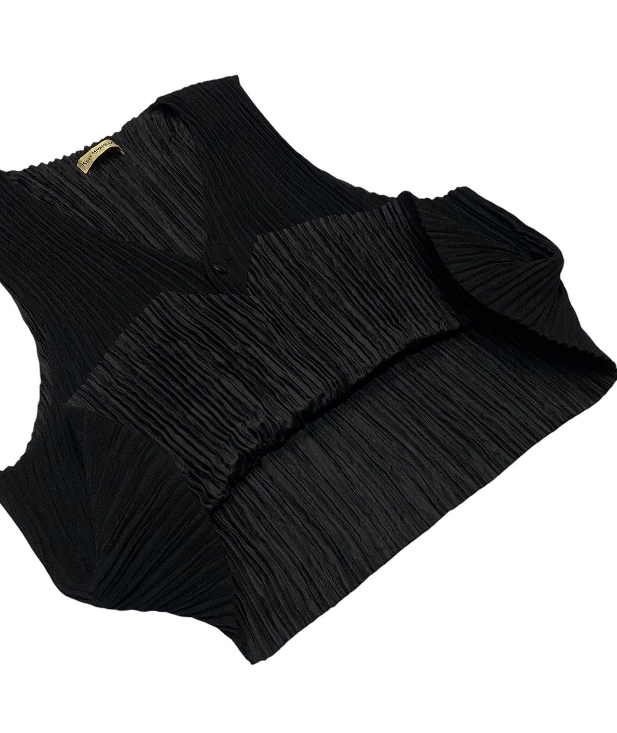 Issey Miyake 🔥Issey Miyake Men Pleated Button Ups Vest Size US M / EU 48-50 / 2 - 7 Thumbnail