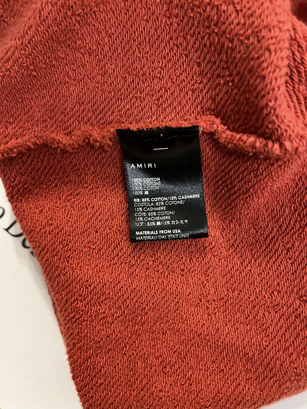 Amiri 💠Amiri💠 HOODIE ORANGE 2016 (XL) Size US XL / EU 56 / 4 - 4 Thumbnail