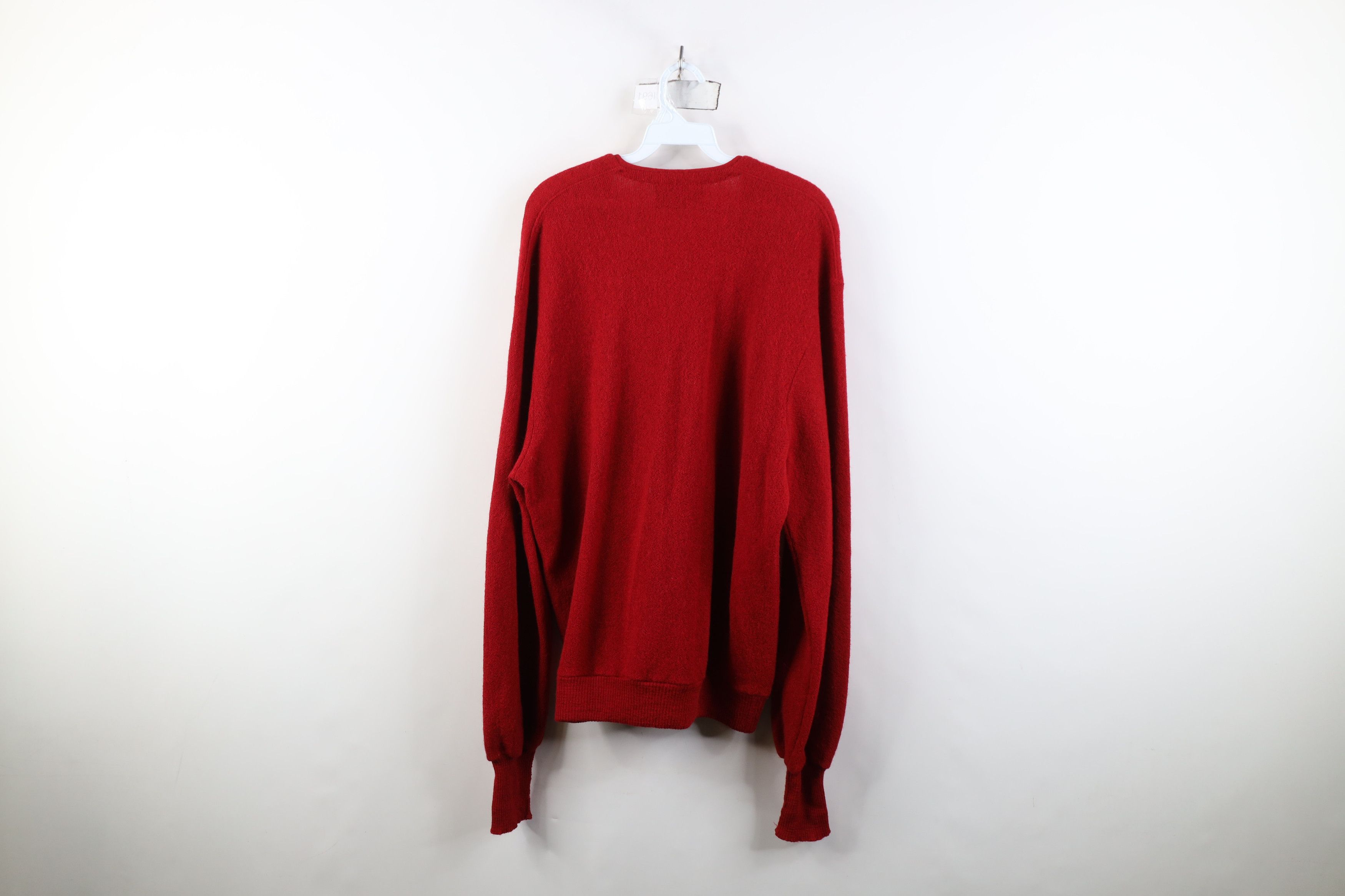 Vintage Vintage 70s Streetwear Wool Blend Knit Cardigan Sweater USA Size US L / EU 52-54 / 3 - 11 Thumbnail