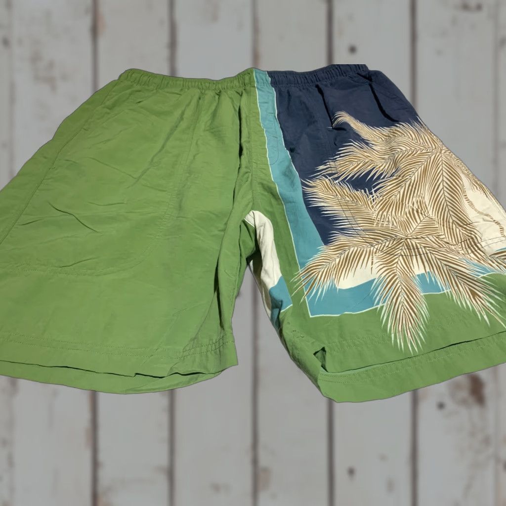 Tommy Bahama VINTAGE Tommy Bahama Men's Swim Trunks M Regular Blue Green Floral Hawaiian Lined Trunks Size US 31 - 1 Thumbnail
