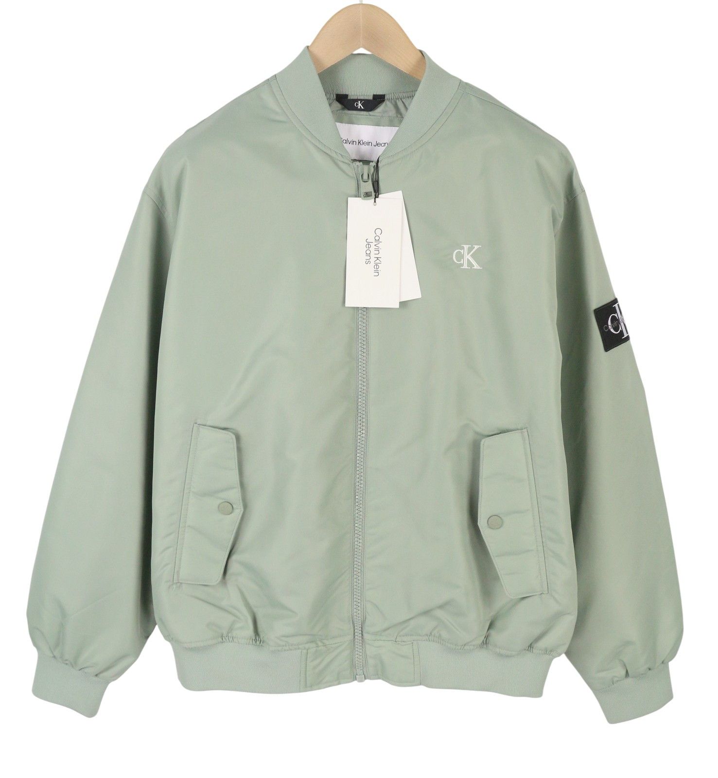 M Slate Grey Insulated Full Zip Bomber 87429