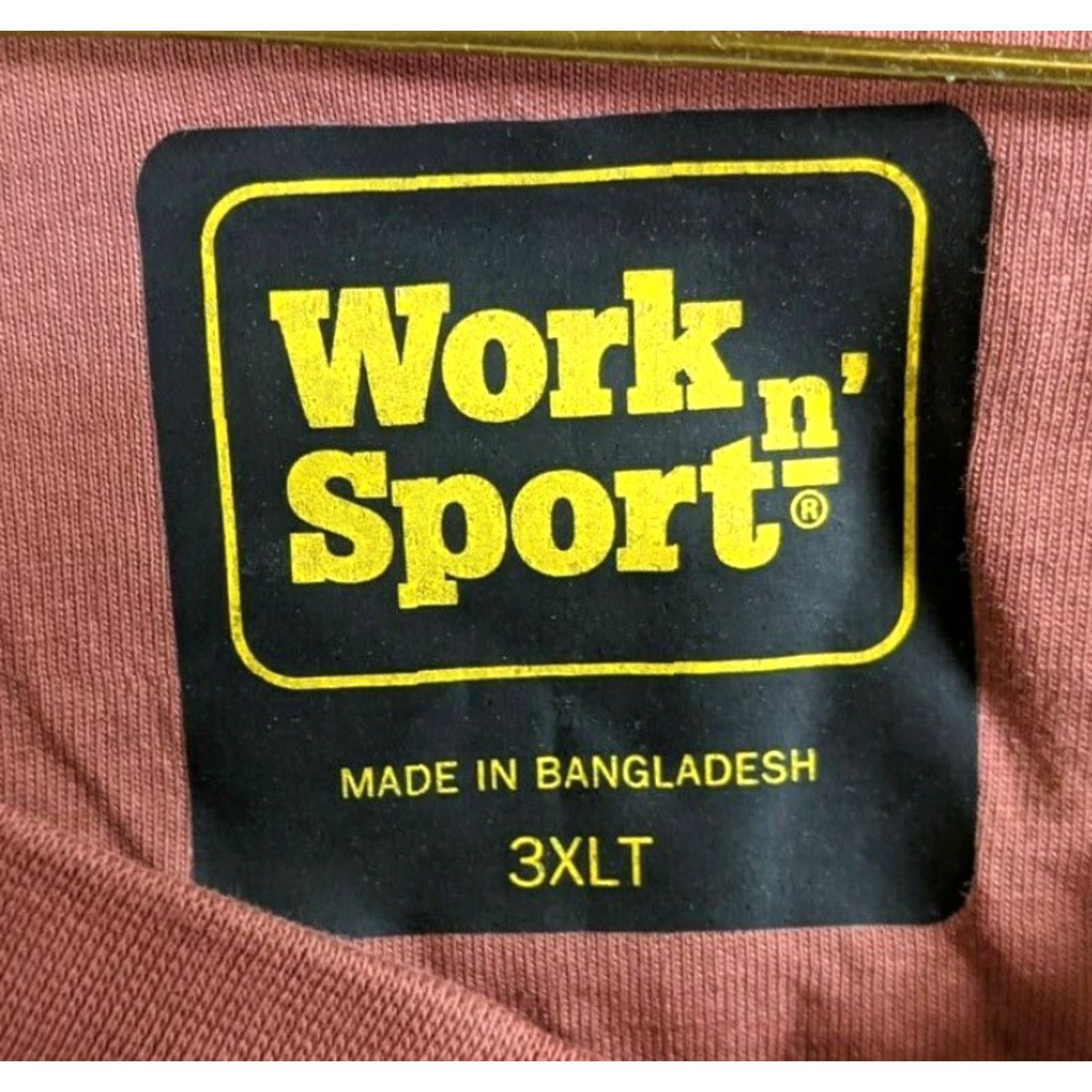 Vintage WORK N' SPORT Polo T-Shirt, Pocket, Red, 3XLT, Mens, Short Sleeve, NWT, Blain's, Polo, T-Shirt FP20 Size US XXL / EU 58 / 5 - 4 Thumbnail
